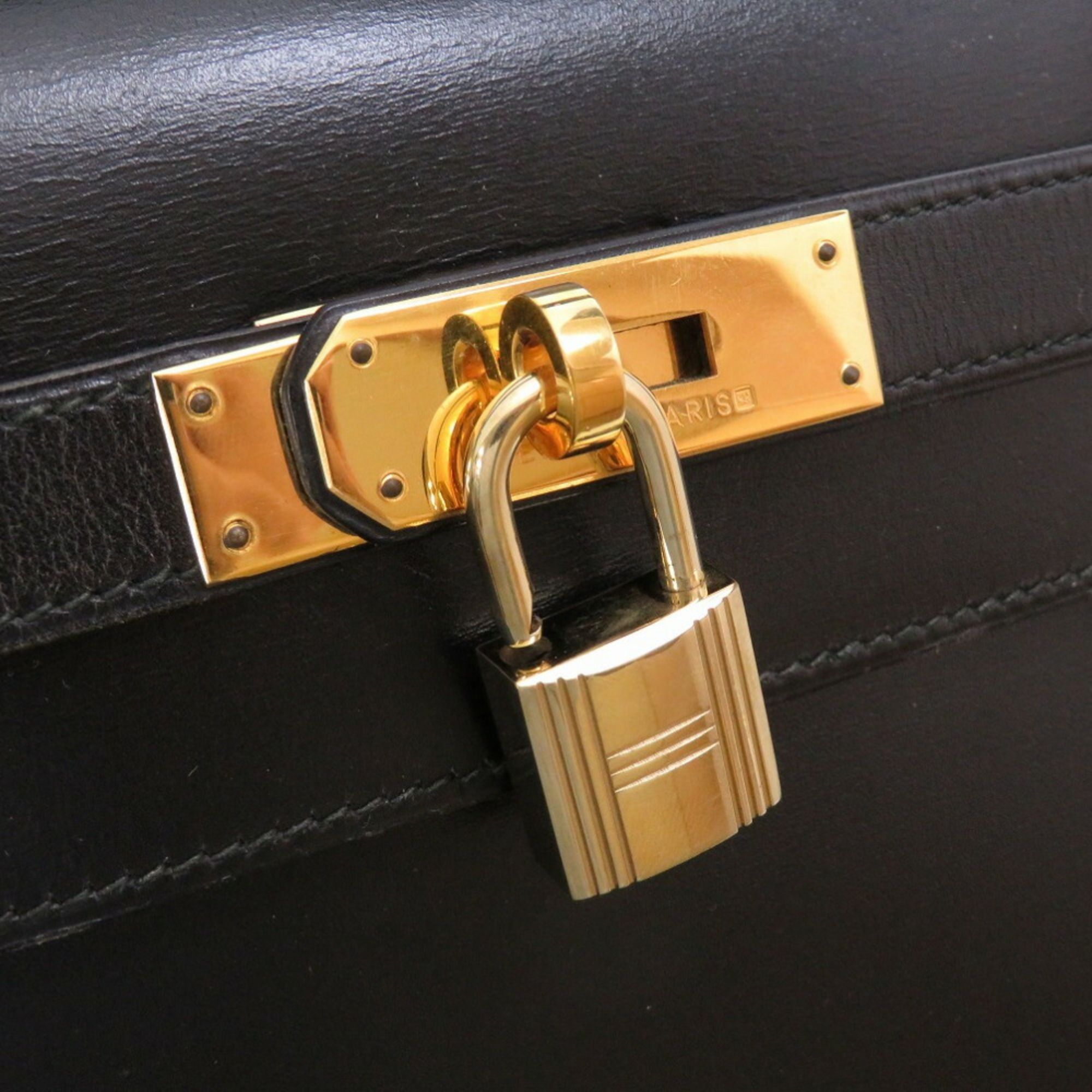 Box Calf Leather Handbag (Pre-Owned) - Hermes - Modalova