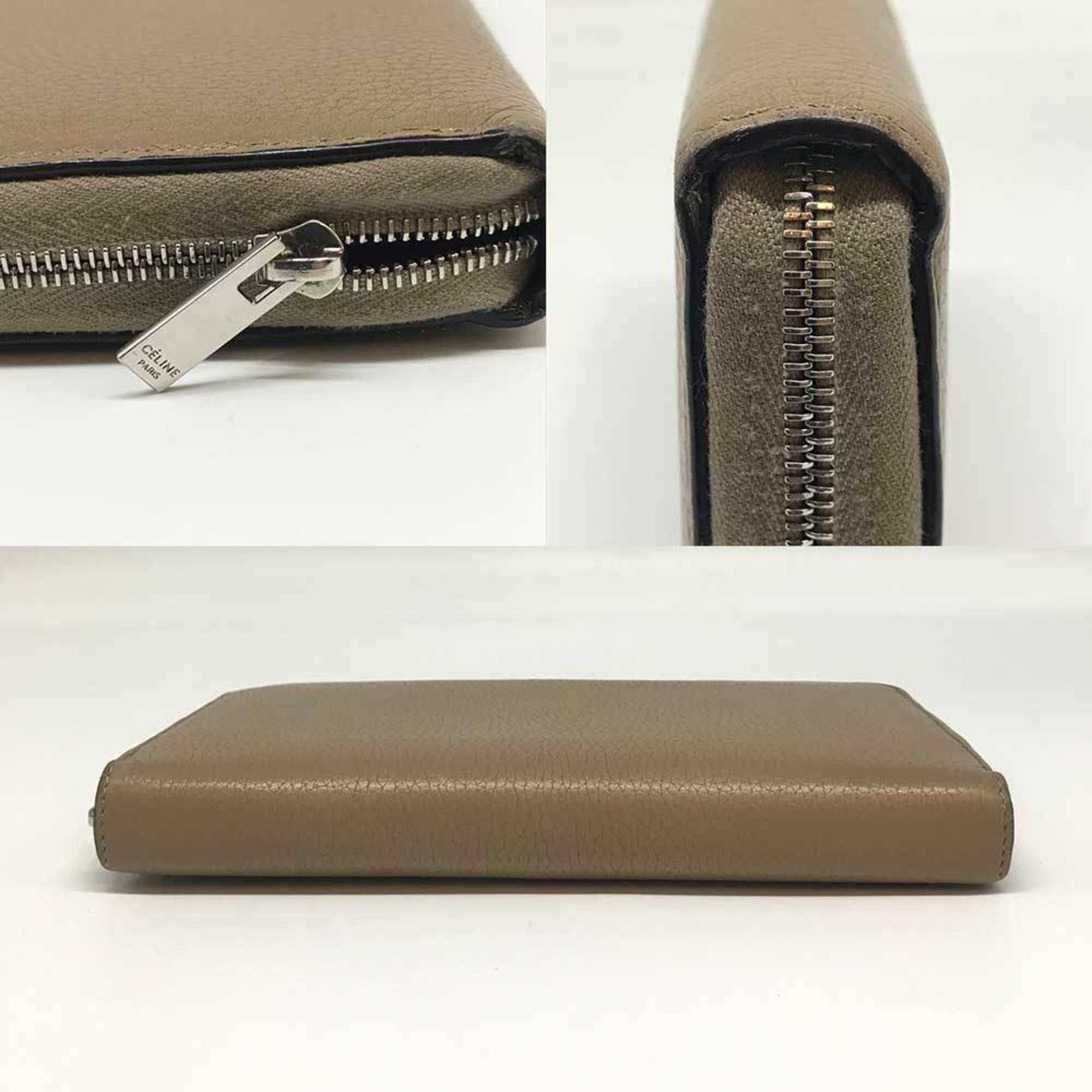 Leather Long Wallet (Bi-Fold) (Pre-Owned) - Celine - Modalova