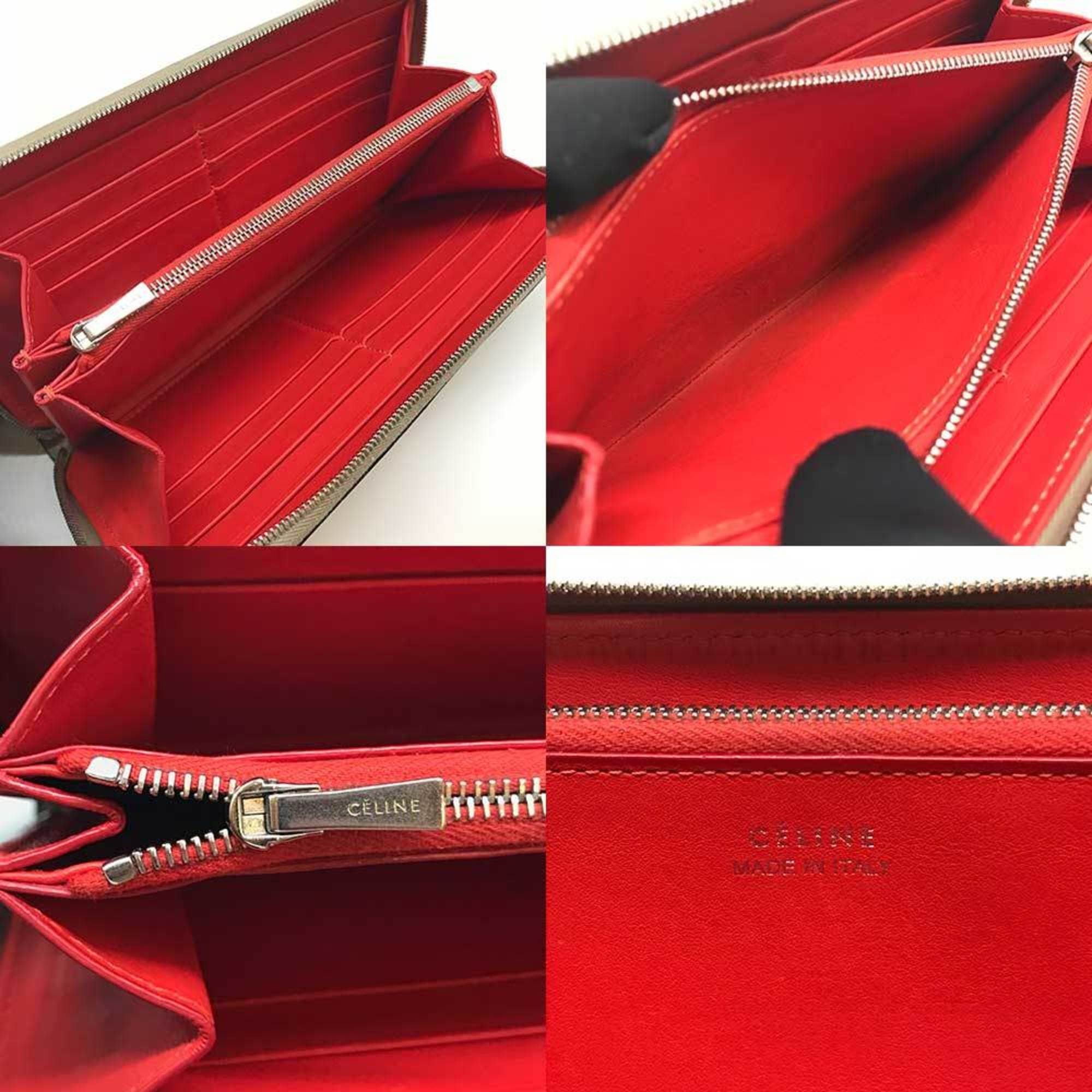 Leather Long Wallet (Bi-Fold) (Pre-Owned) - Celine - Modalova