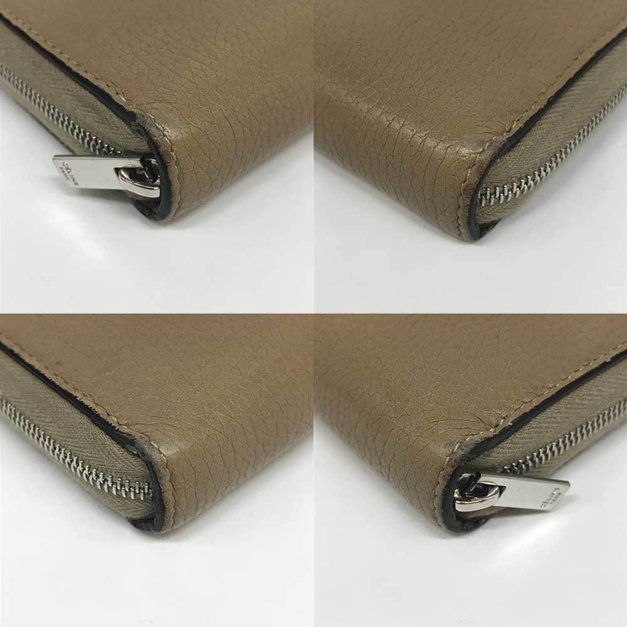 Leather Long Wallet (Bi-Fold) (Pre-Owned) - Celine - Modalova
