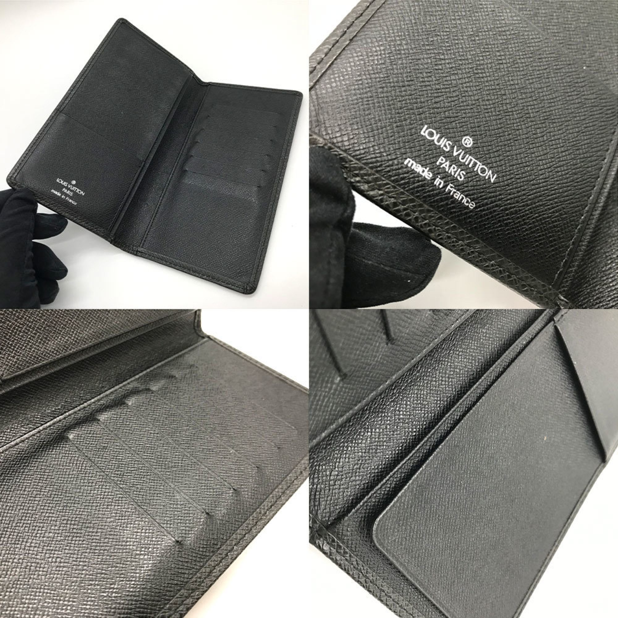 Taiga Leather Long Bill Wallet (Bi-Fold) (Pre-Owned) - Louis Vuitton - Modalova
