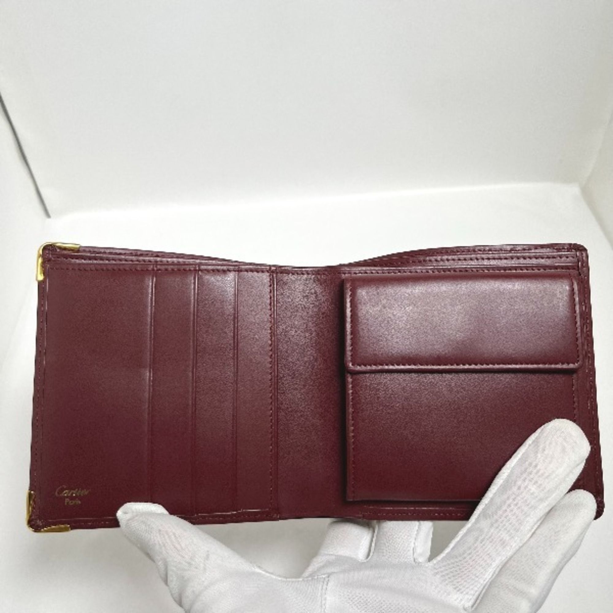 Leather Wallet (Bi-Fold) (Pre-Owned) - Cartier - Modalova