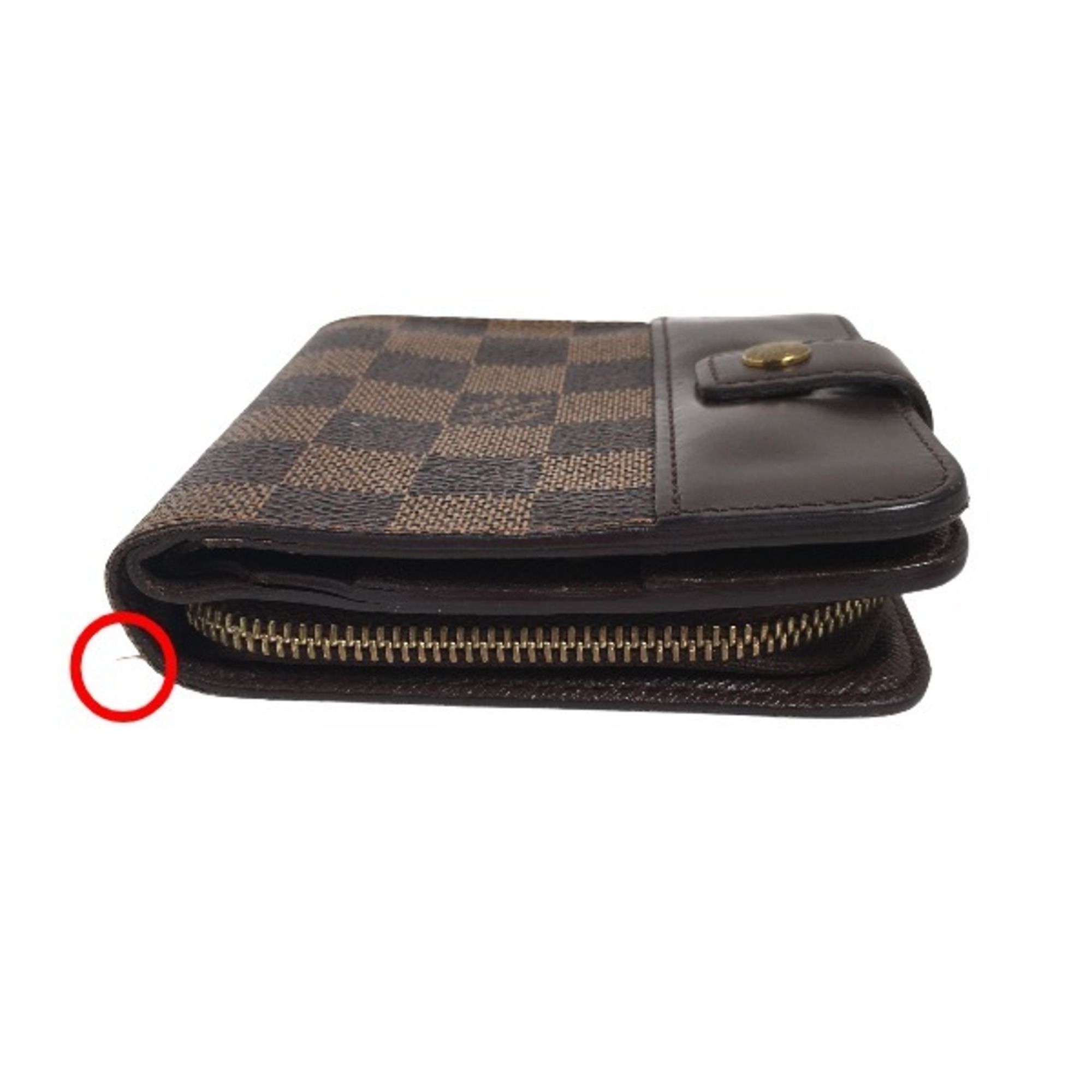 Damier Damier Canvas Wallet (Bi-Fold) (Pre-Owned) - Louis Vuitton - Modalova