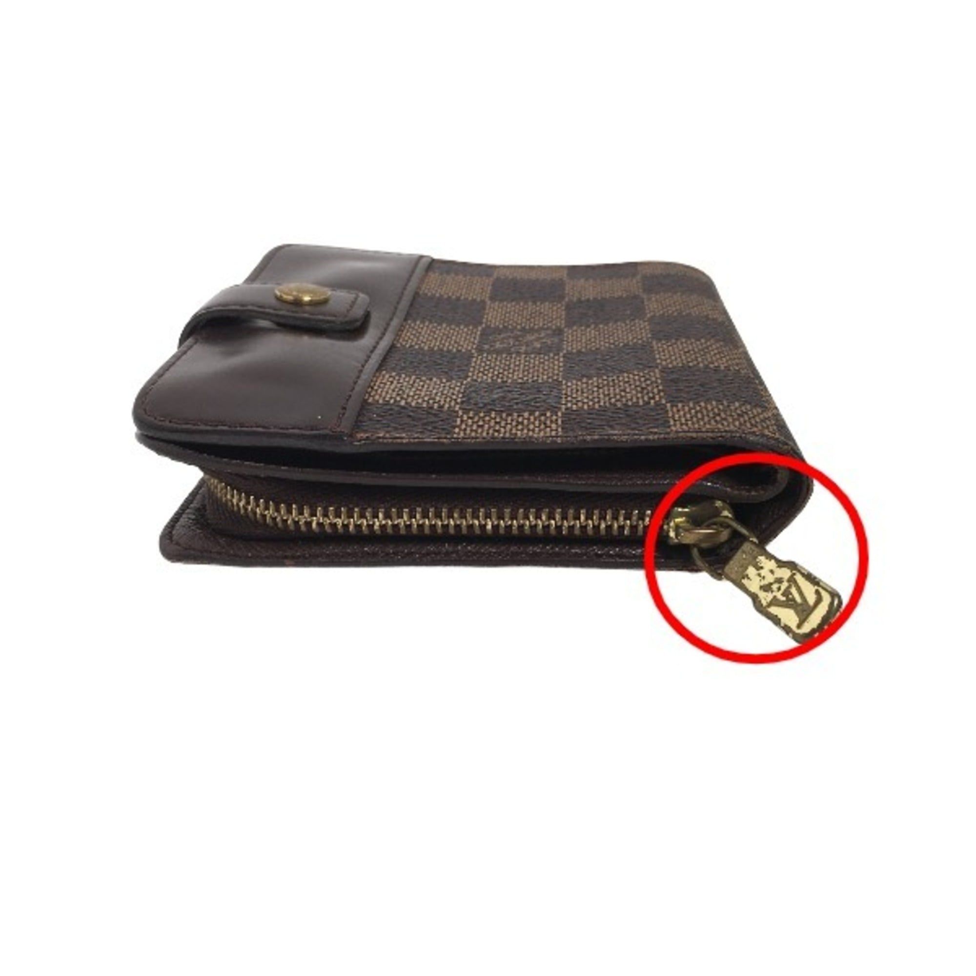 Damier Damier Canvas Wallet (Bi-Fold) (Pre-Owned) - Louis Vuitton - Modalova