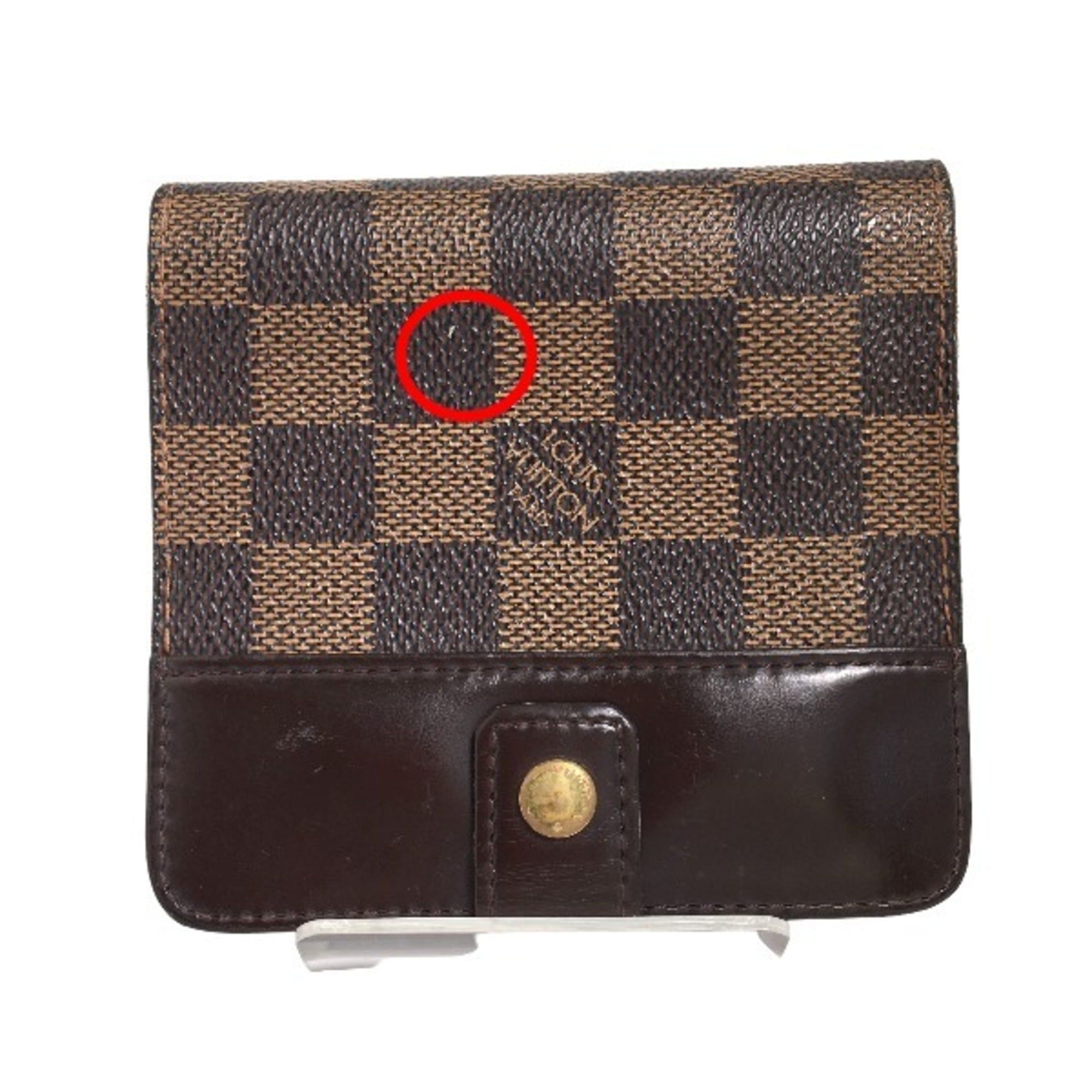 Damier Damier Canvas Wallet (Bi-Fold) (Pre-Owned) - Louis Vuitton - Modalova