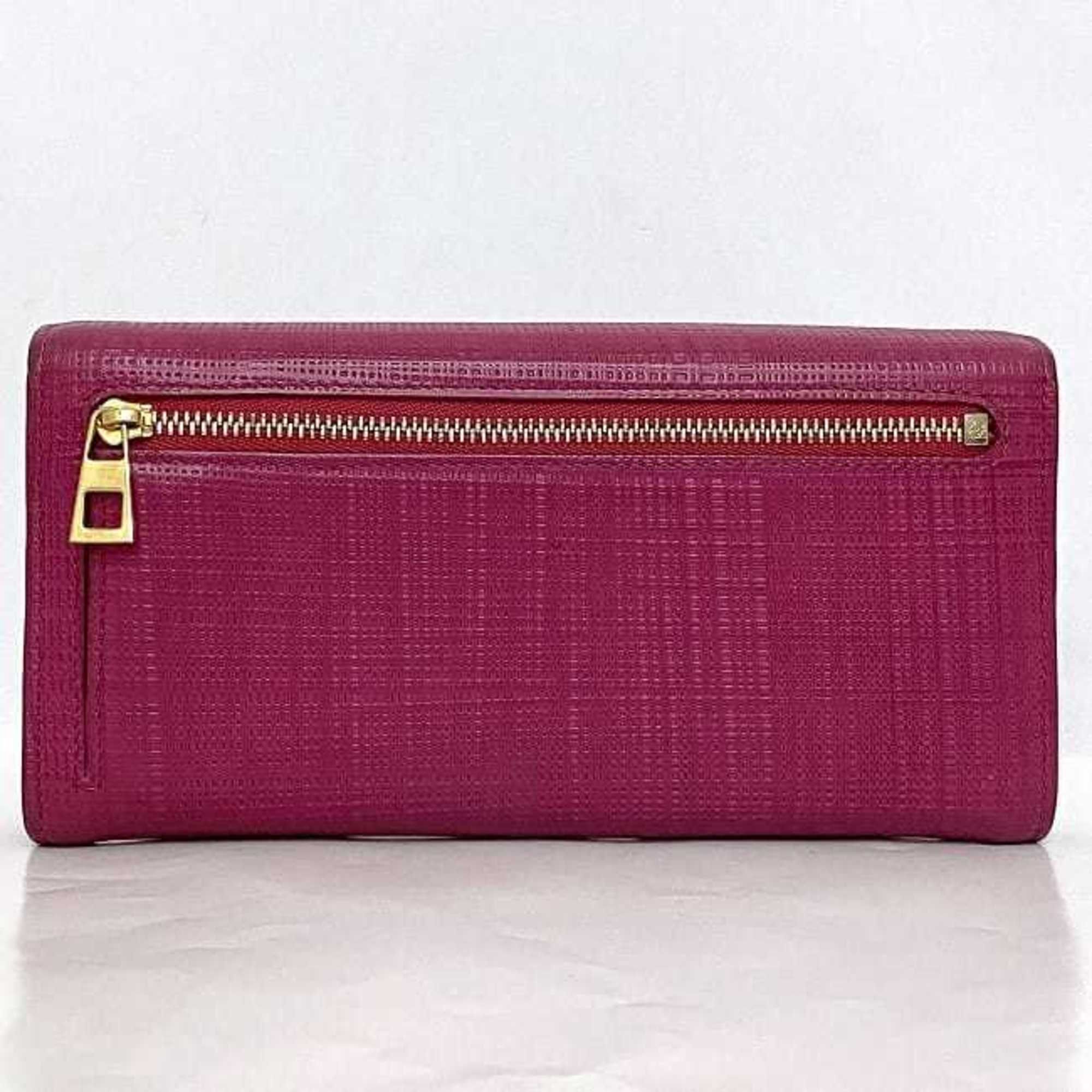Linen Leather Long Wallet (Bi-Fold) (Pre-Owned) - Loewe - Modalova