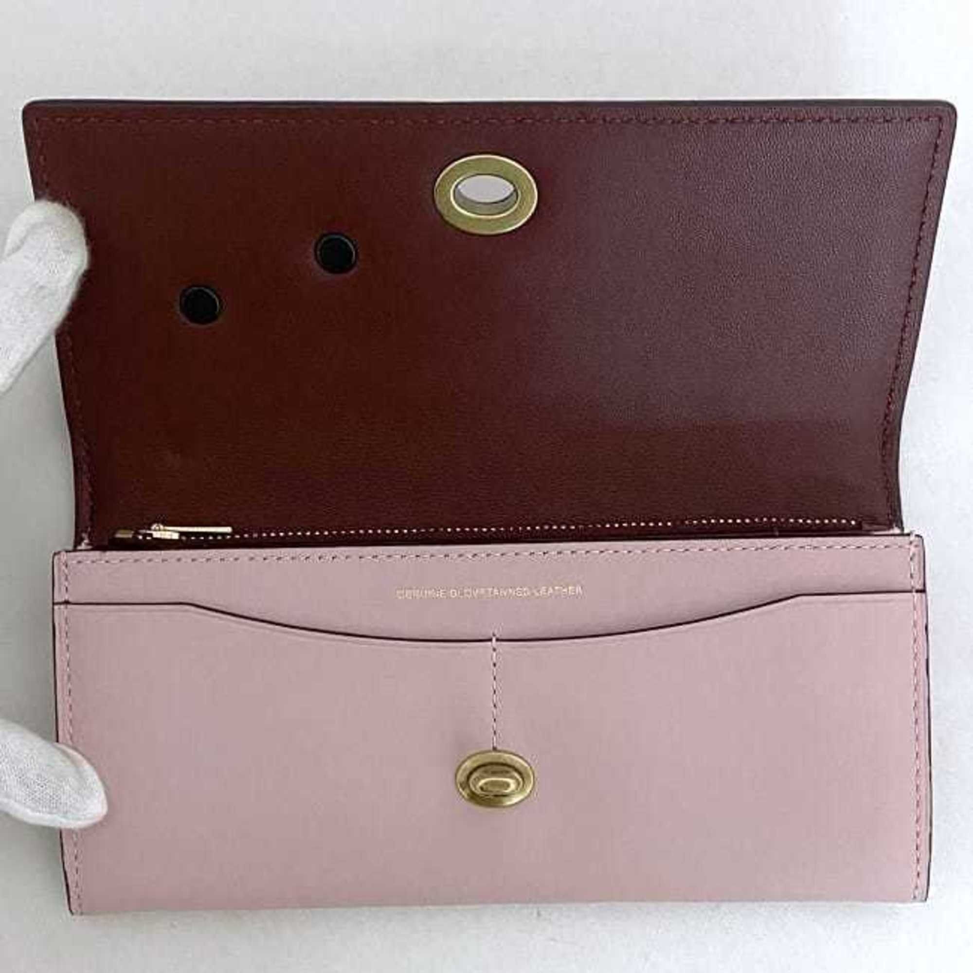 Leather Long Wallet (Bi-Fold) (Pre-Owned) - Coach - Modalova