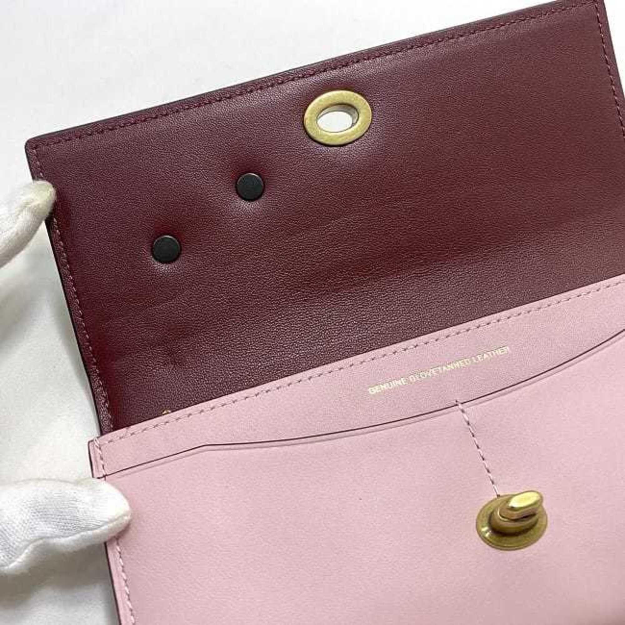 Leather Long Wallet (Bi-Fold) (Pre-Owned) - Coach - Modalova