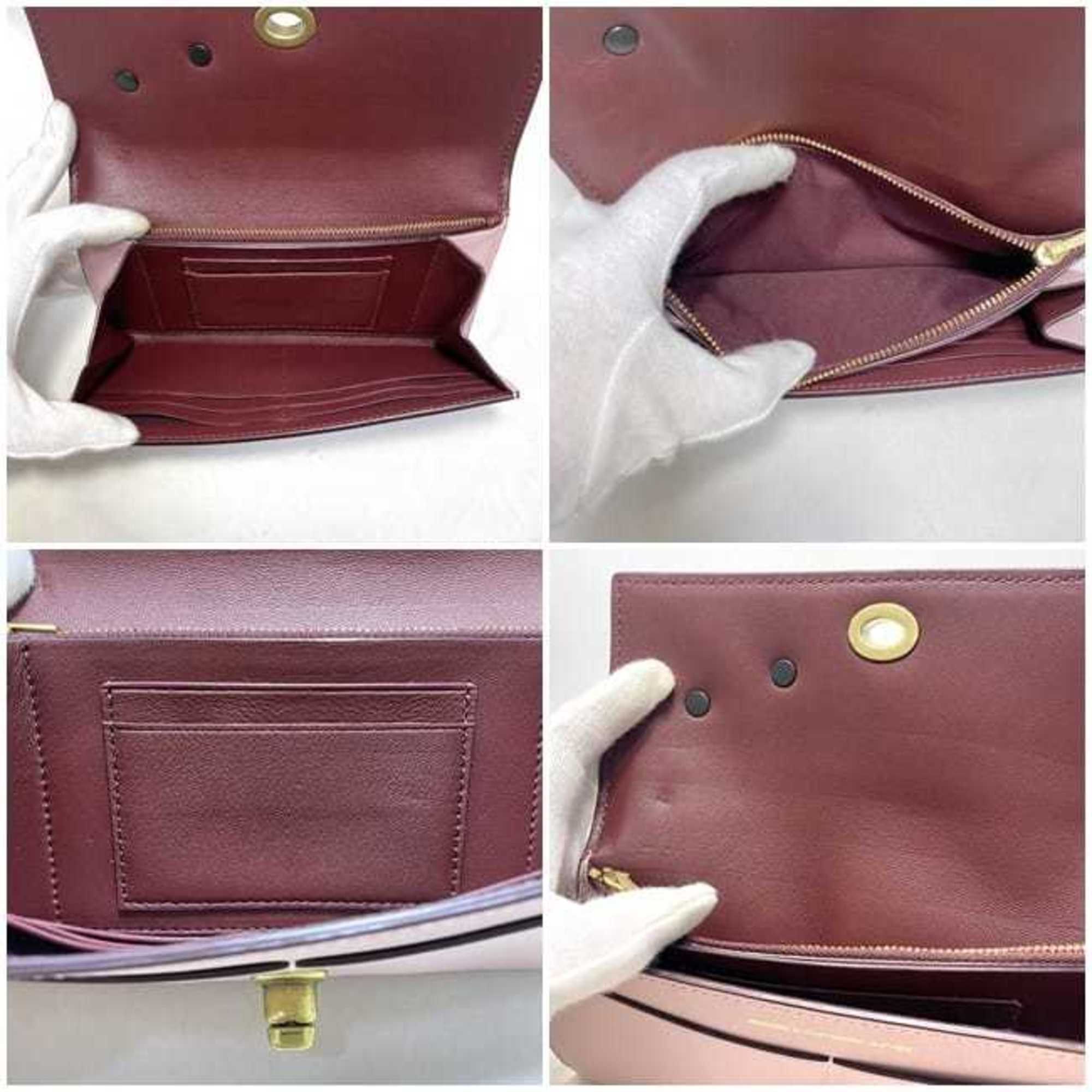 Leather Long Wallet (Bi-Fold) (Pre-Owned) - Coach - Modalova