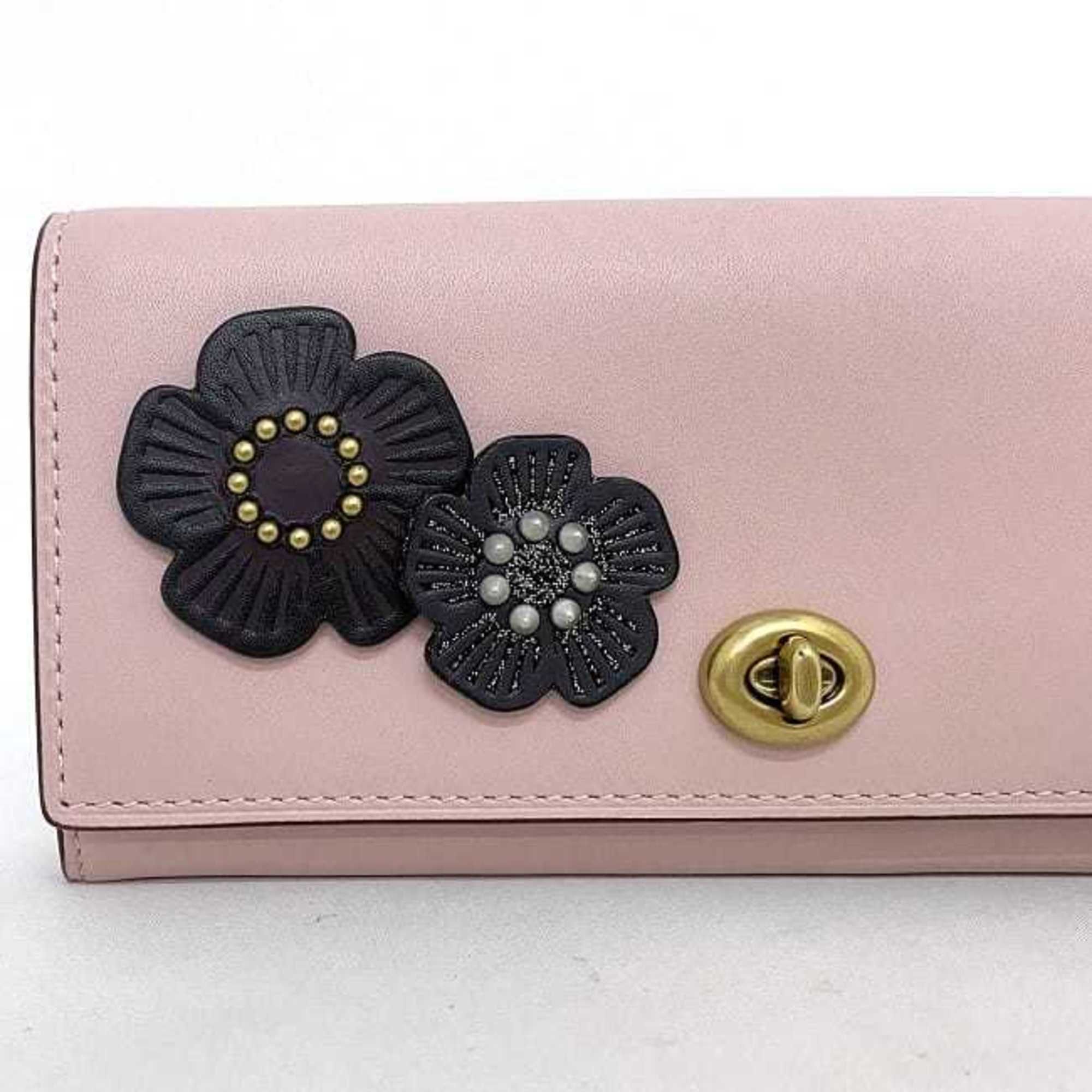 Leather Long Wallet (Bi-Fold) (Pre-Owned) - Coach - Modalova