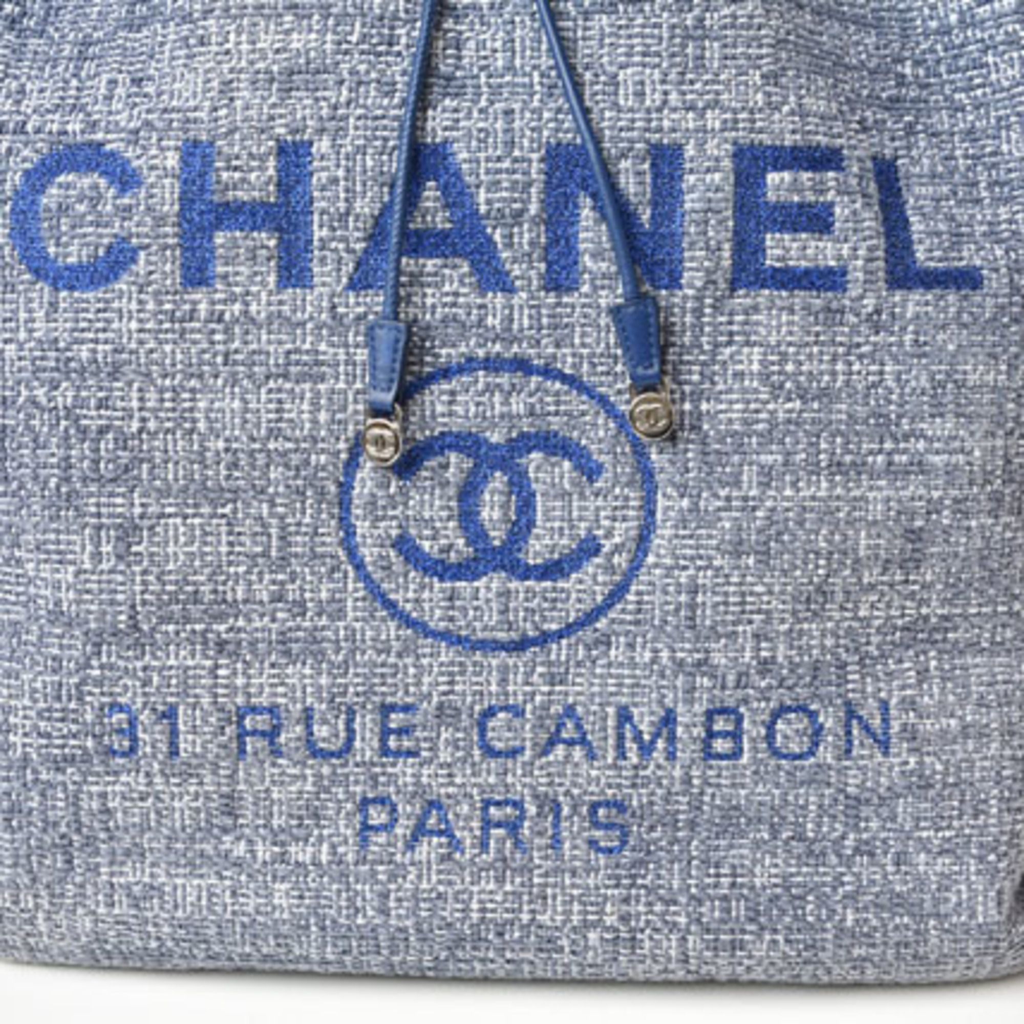 Cotton Canvas Denim Backpack (Pre-Owned) - Chanel - Modalova