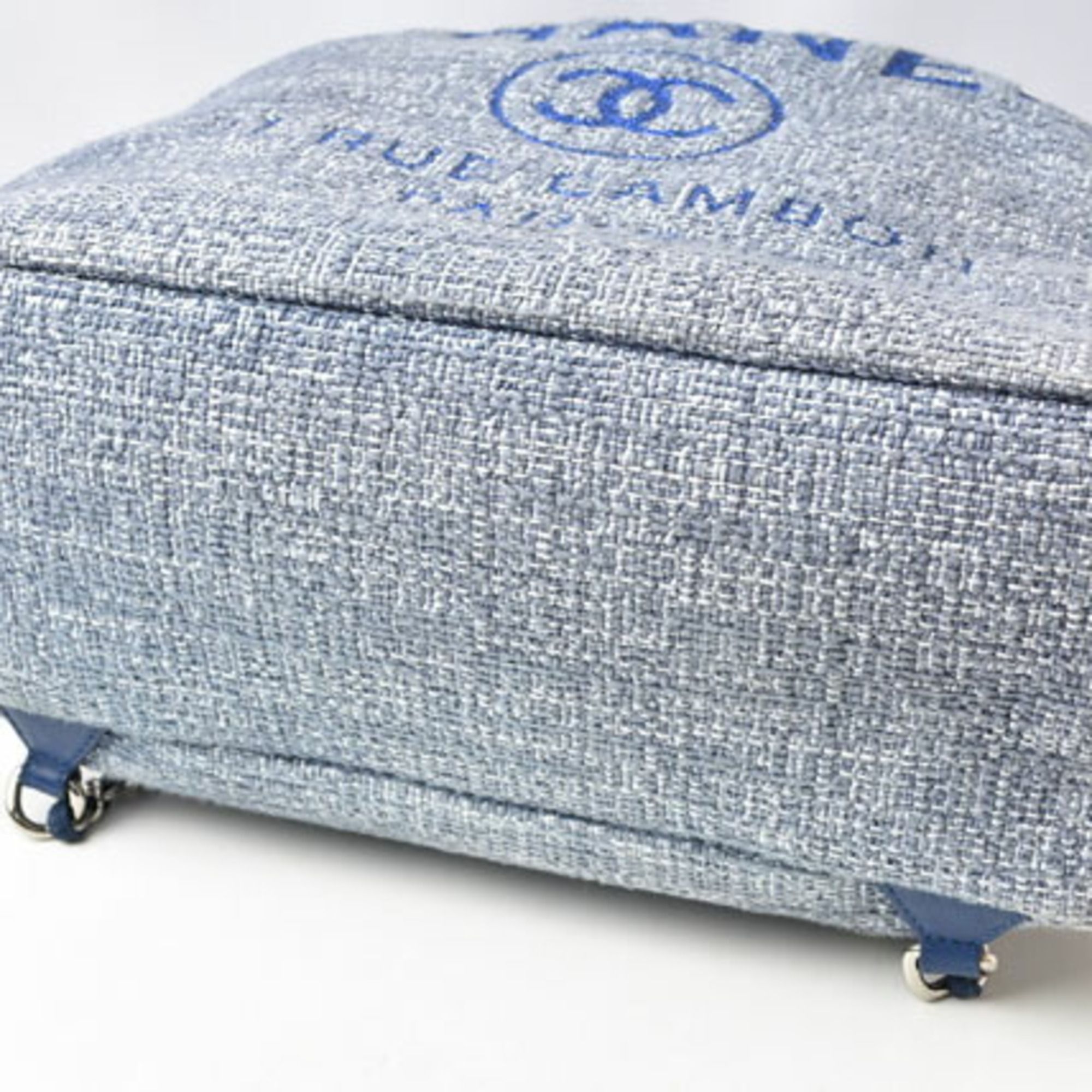 Cotton Canvas Denim Backpack (Pre-Owned) - Chanel - Modalova