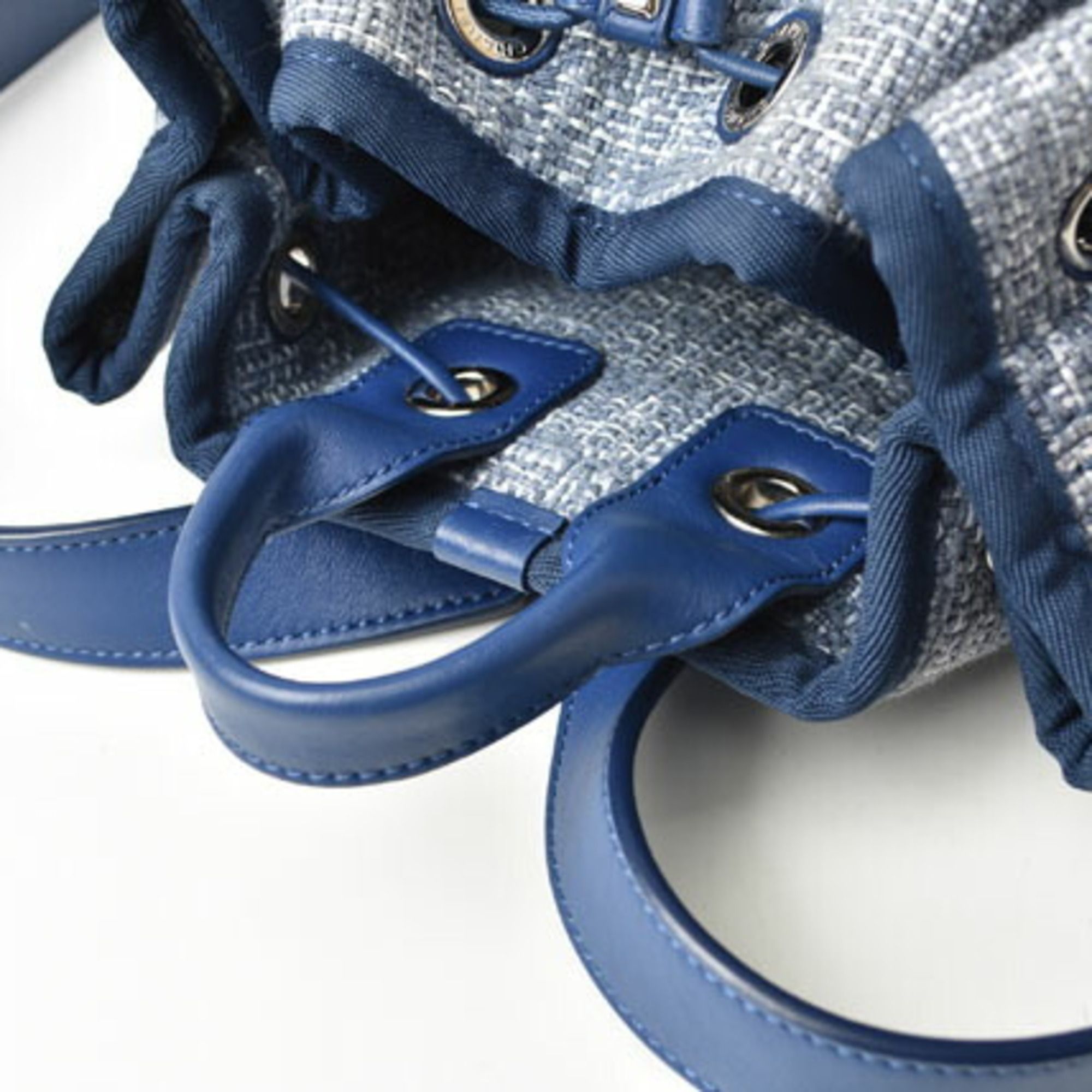 Cotton Canvas Denim Backpack (Pre-Owned) - Chanel - Modalova