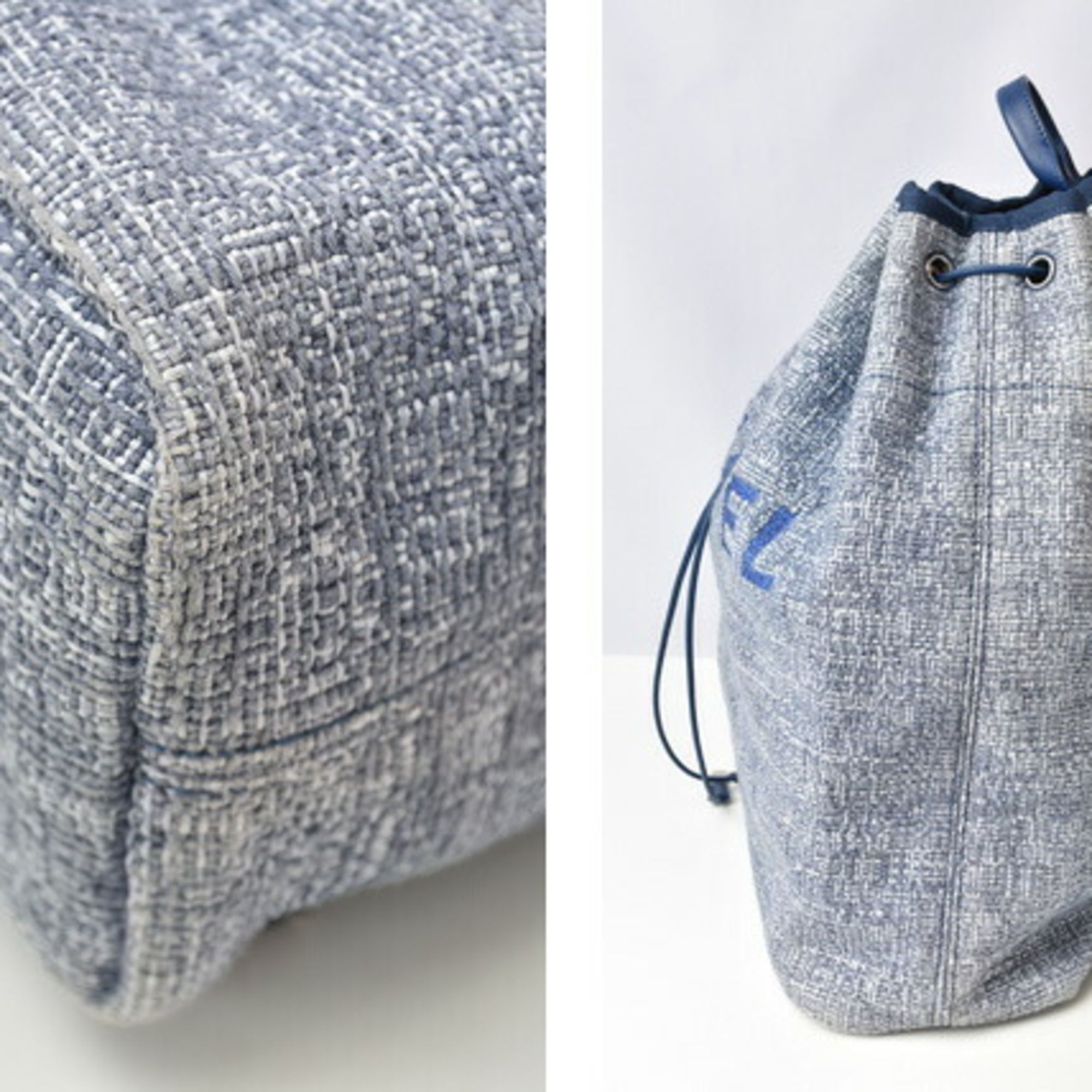 Cotton Canvas Denim Backpack (Pre-Owned) - Chanel - Modalova