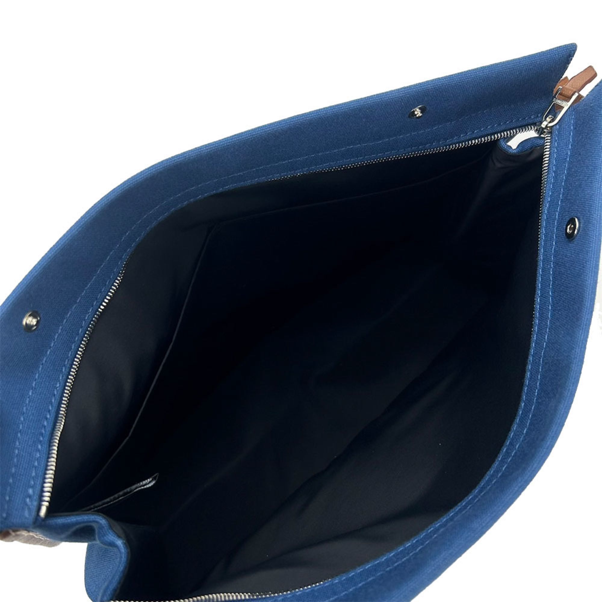 Canvas Leather Clutch Bag (Pre-Owned) - Hermes - Modalova
