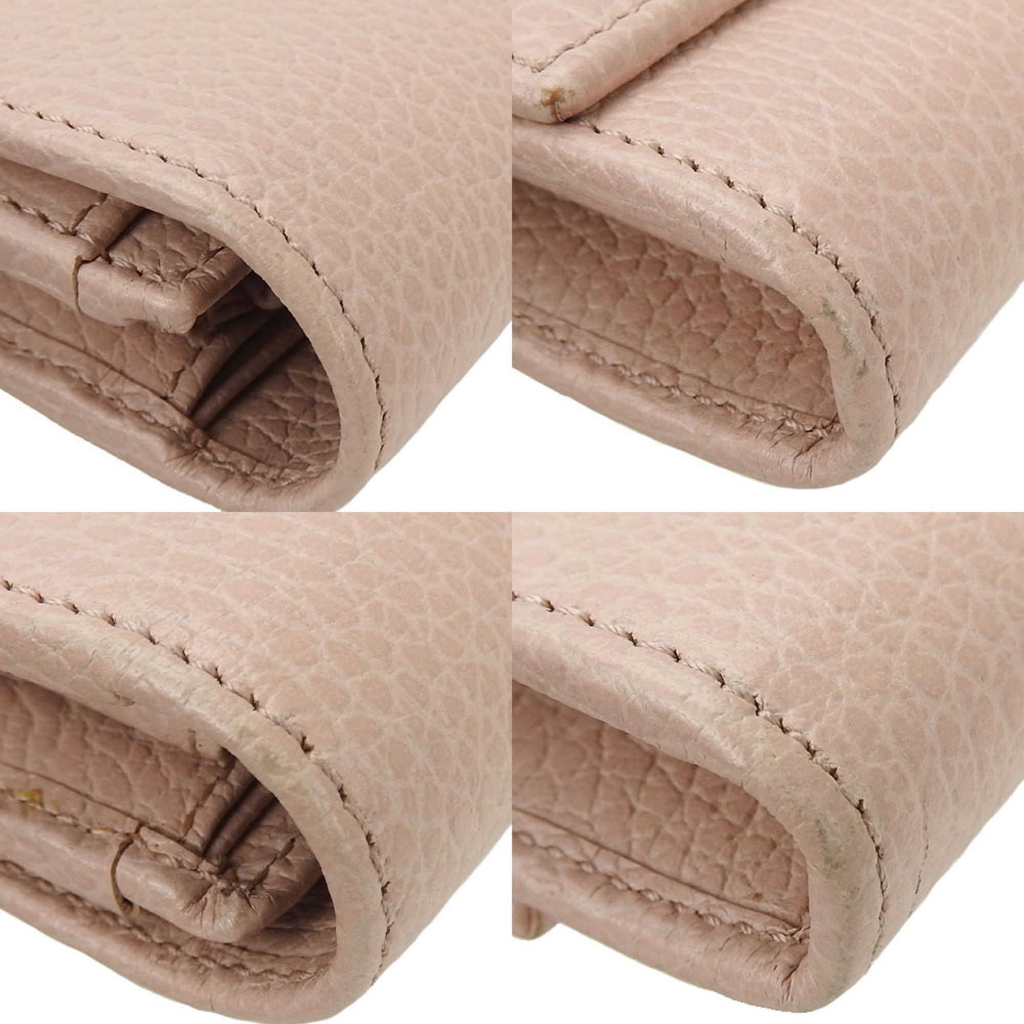 Leather Long Wallet (Bi-Fold) (Pre-Owned) - Gucci - Modalova