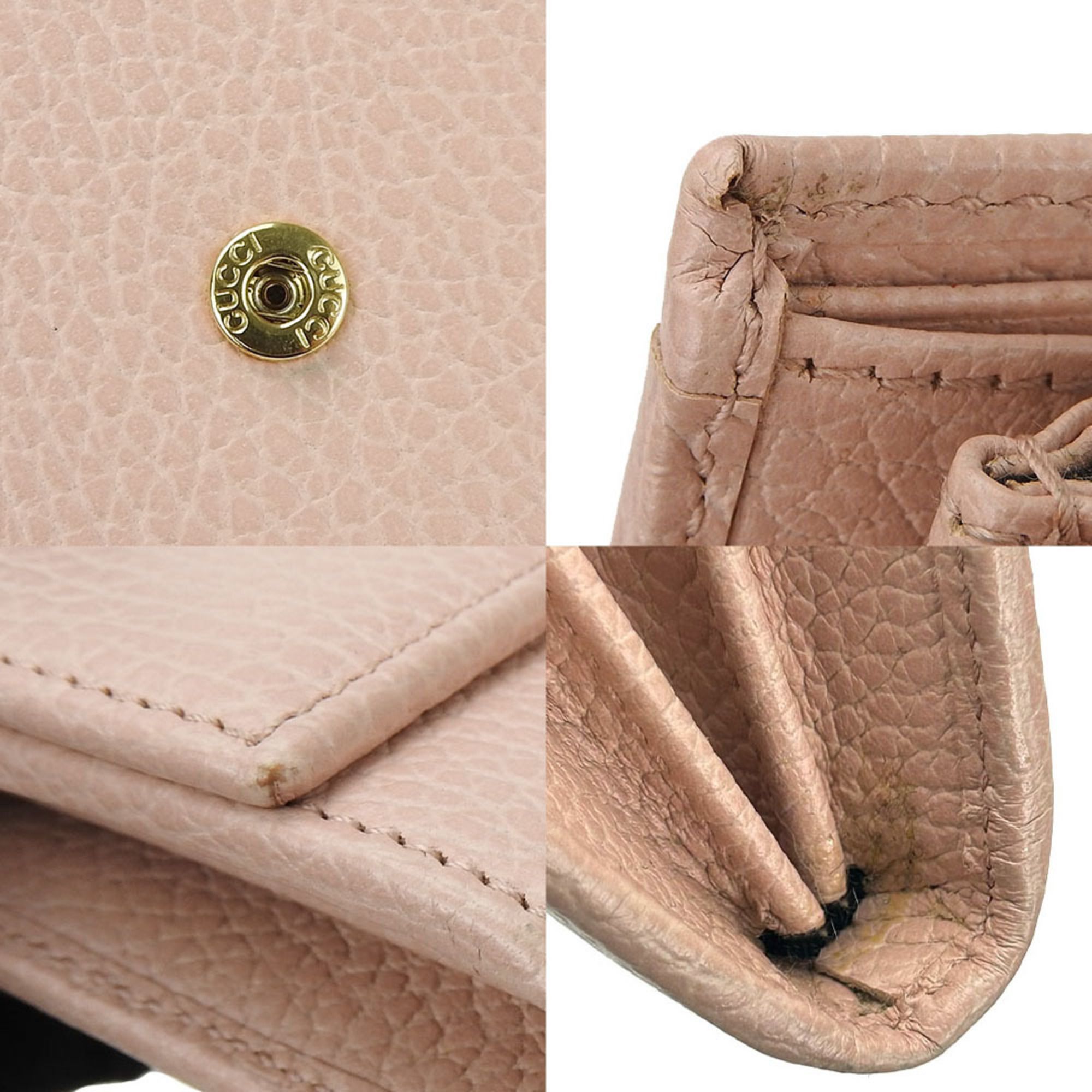 Leather Long Wallet (Bi-Fold) (Pre-Owned) - Gucci - Modalova