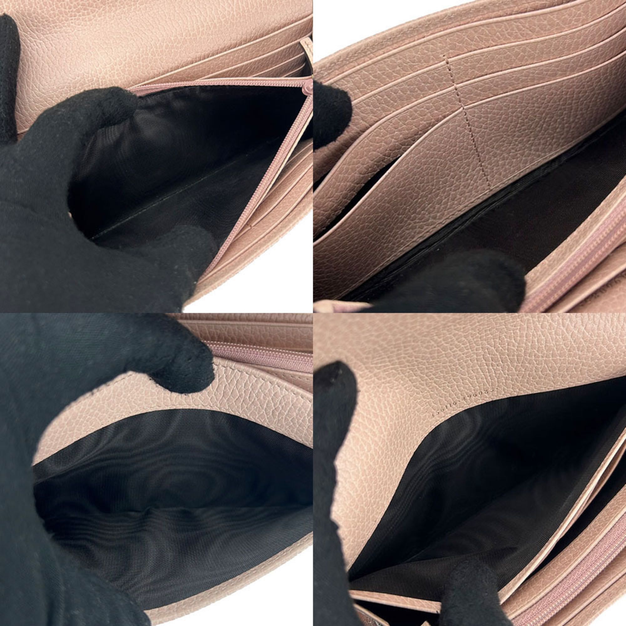 Leather Long Wallet (Bi-Fold) (Pre-Owned) - Gucci - Modalova
