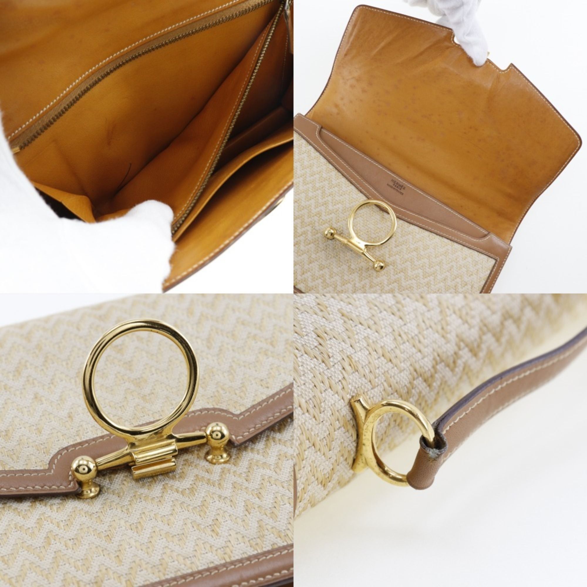Canvas Shoulder Bag (Pre-Owned) - Hermes - Modalova
