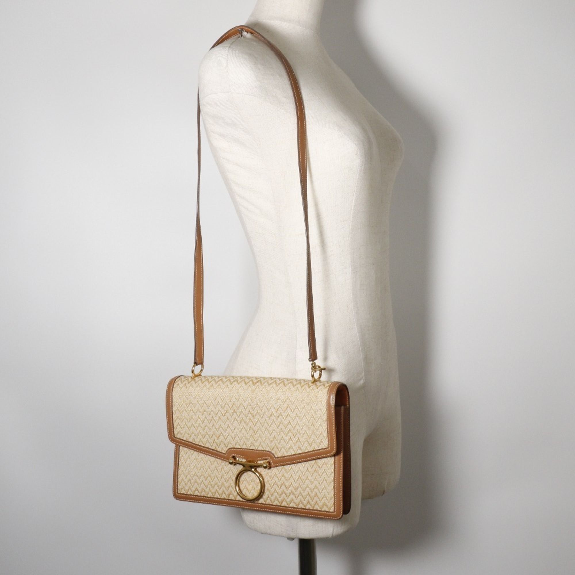 Canvas Shoulder Bag (Pre-Owned) - Hermes - Modalova