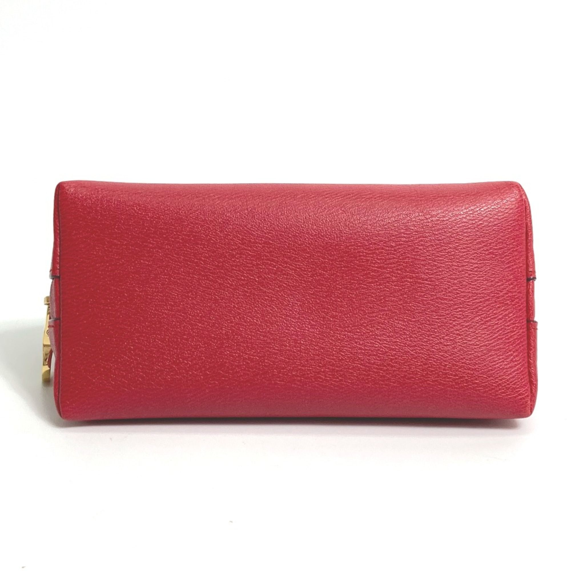 Loewe Red Leather Pouch (Pre-Owned) - Loewe - Modalova