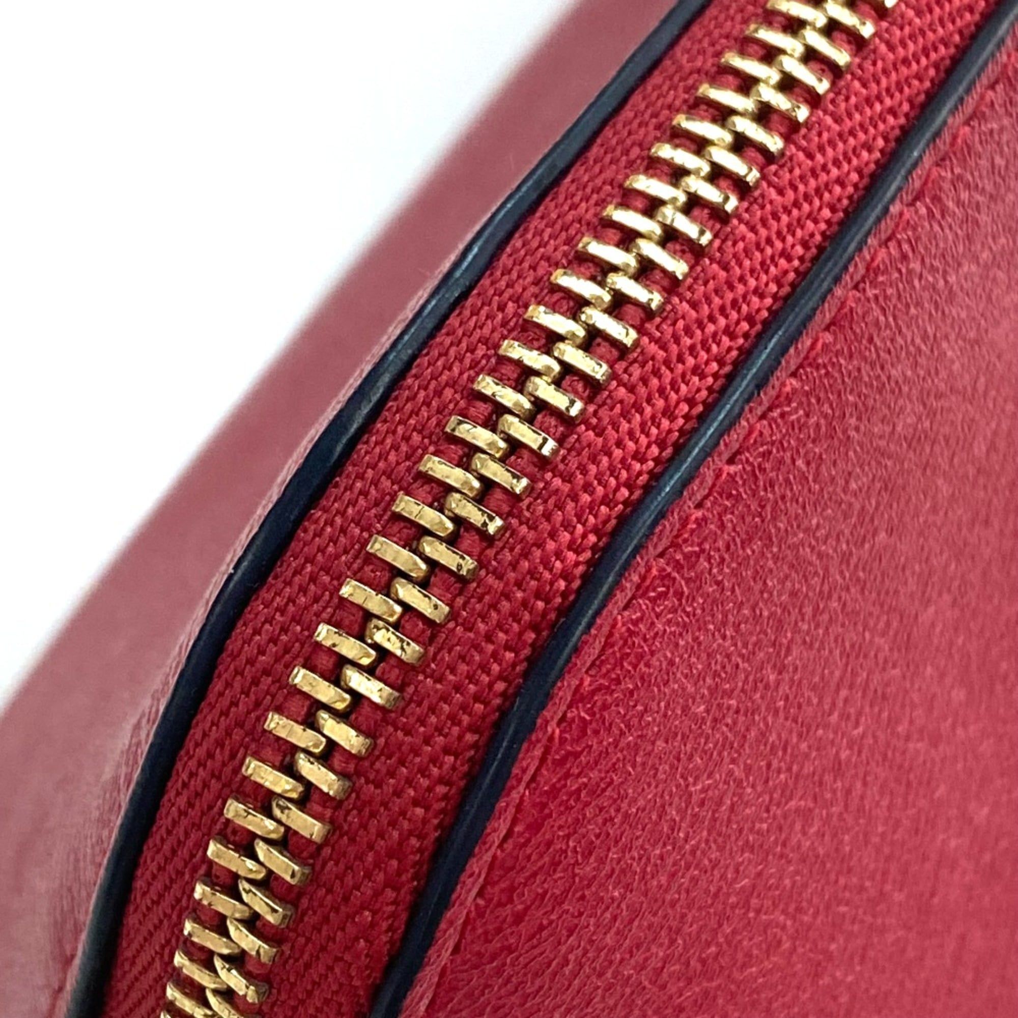Loewe Red Leather Pouch (Pre-Owned) - Loewe - Modalova