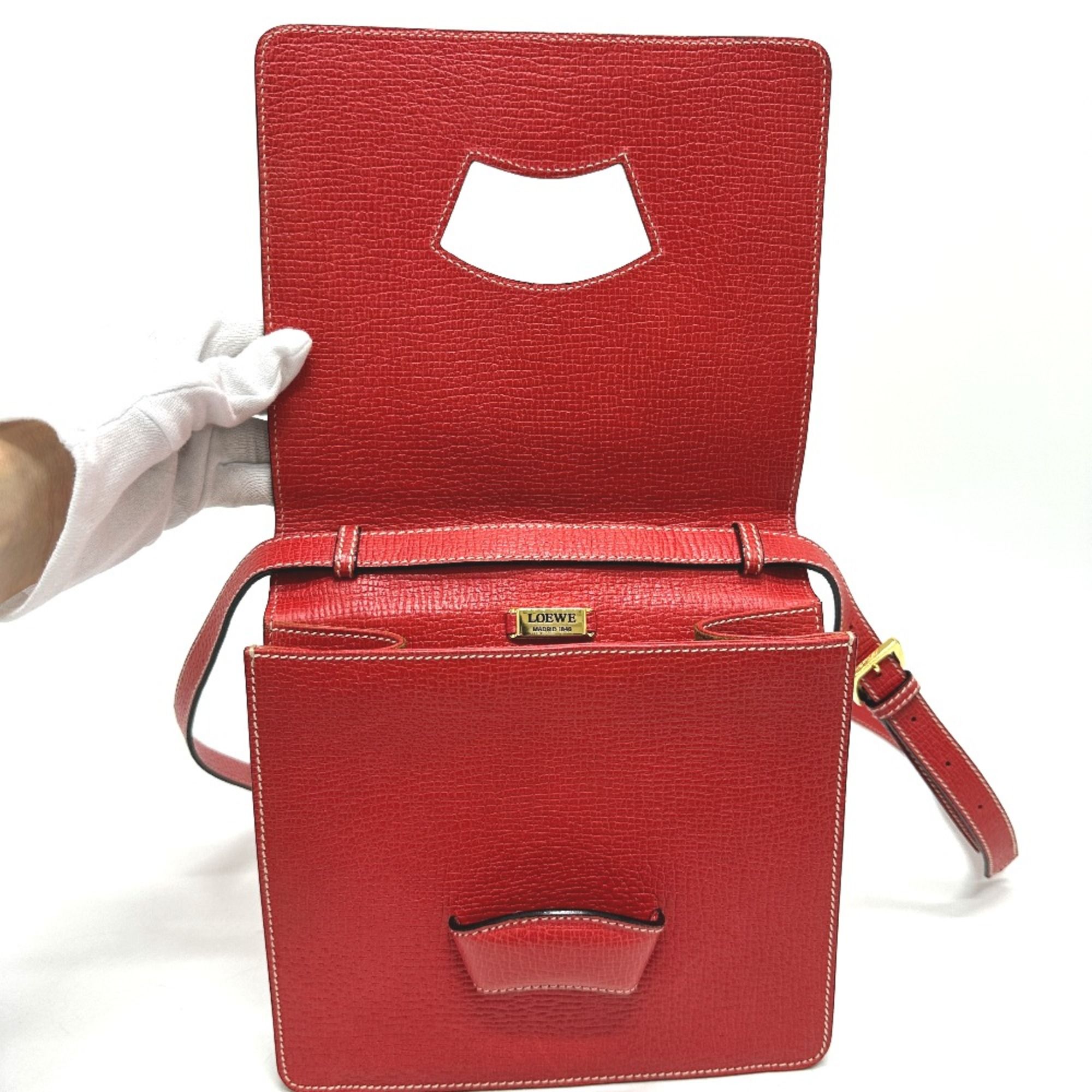 Leather Handbag (Pre-Owned) - Loewe - Modalova