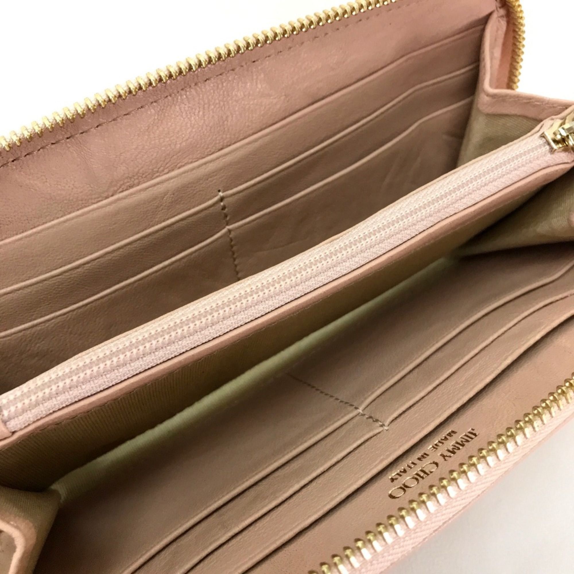 Leather Long Wallet (Bi-Fold) (Pre-Owned) - Jimmy Choo - Modalova