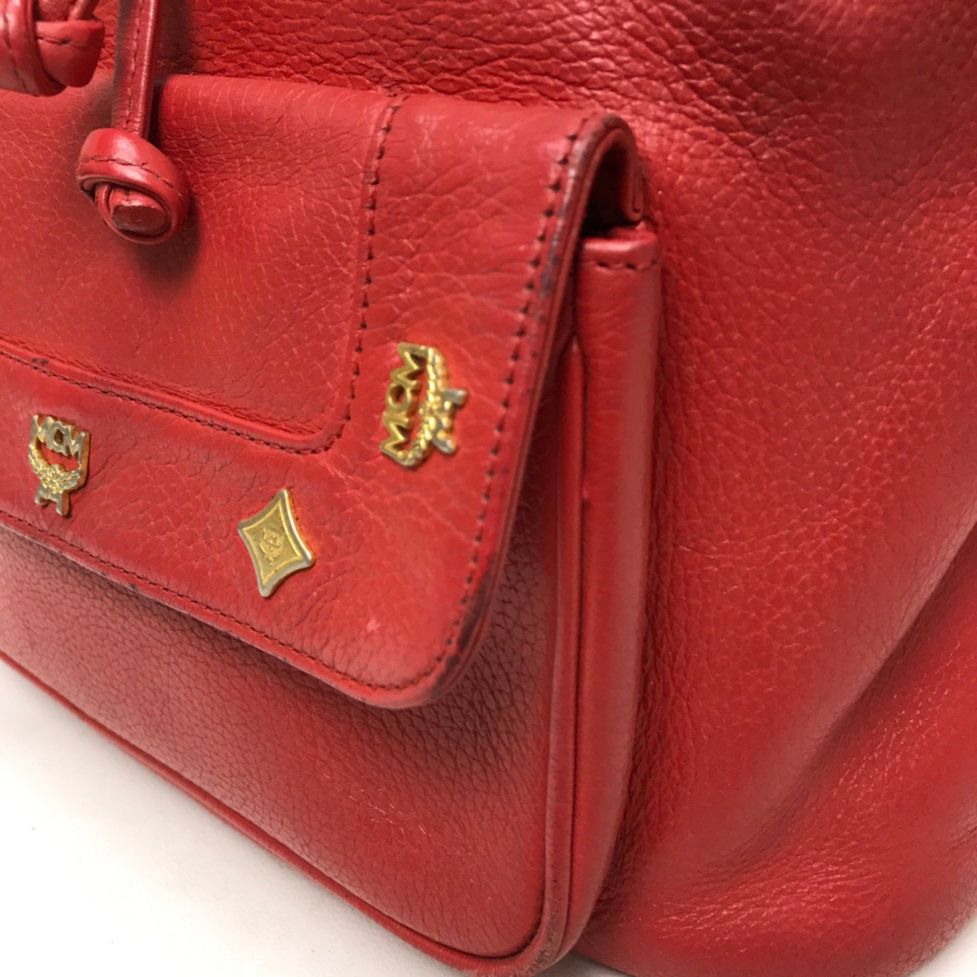 Leather Backpack (Pre-Owned) - MCM - Modalova