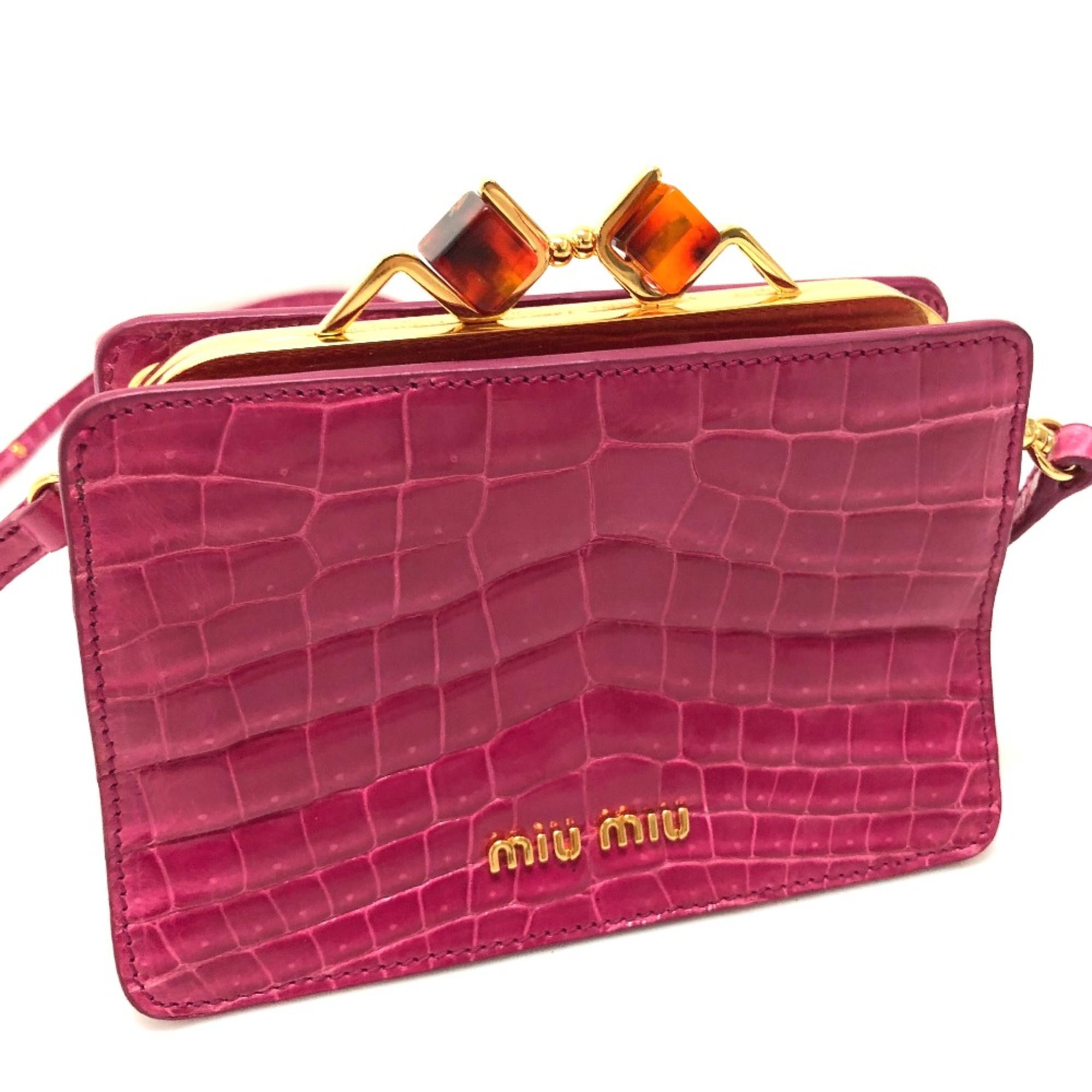 Leather Shoulder Bag (Pre-Owned) - Miu Miu - Modalova
