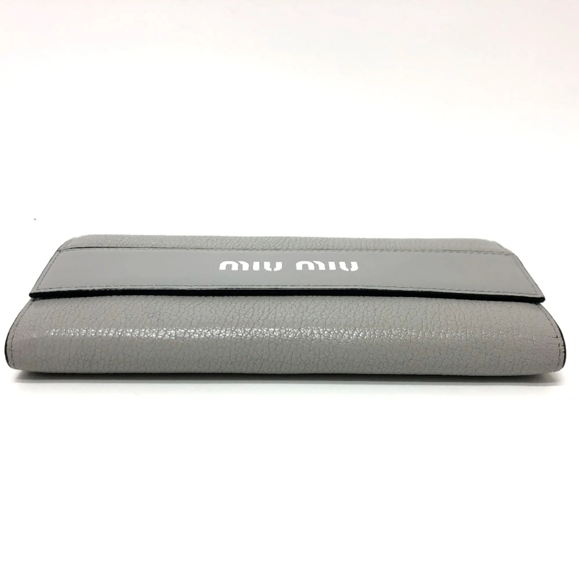 Leather Long Wallet (Bi-Fold) (Pre-Owned) - Miu Miu - Modalova