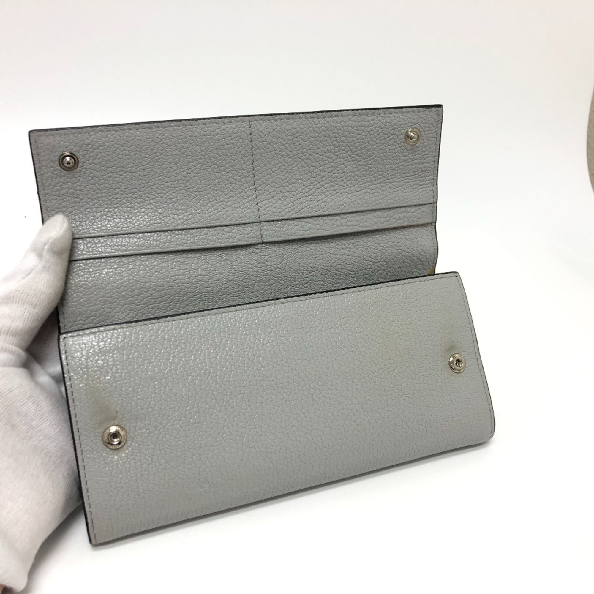 Leather Long Wallet (Bi-Fold) (Pre-Owned) - Miu Miu - Modalova