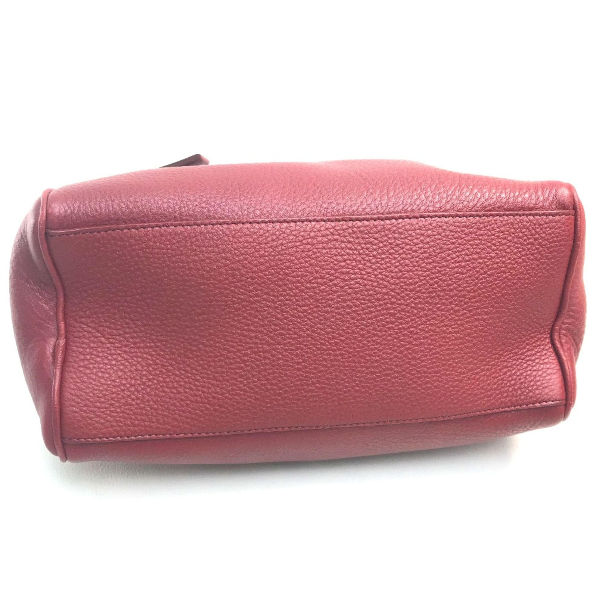 Prada Red Leather Pouch (Pre-Owned) - Prada - Modalova
