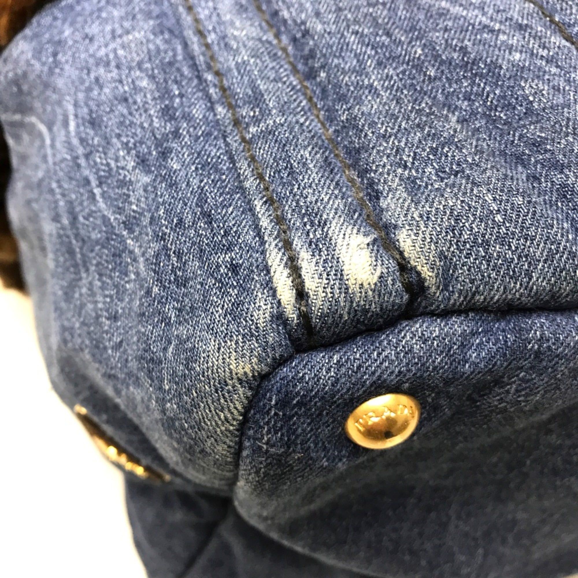 Denim Tote Bag (Pre-Owned) - Prada - Modalova