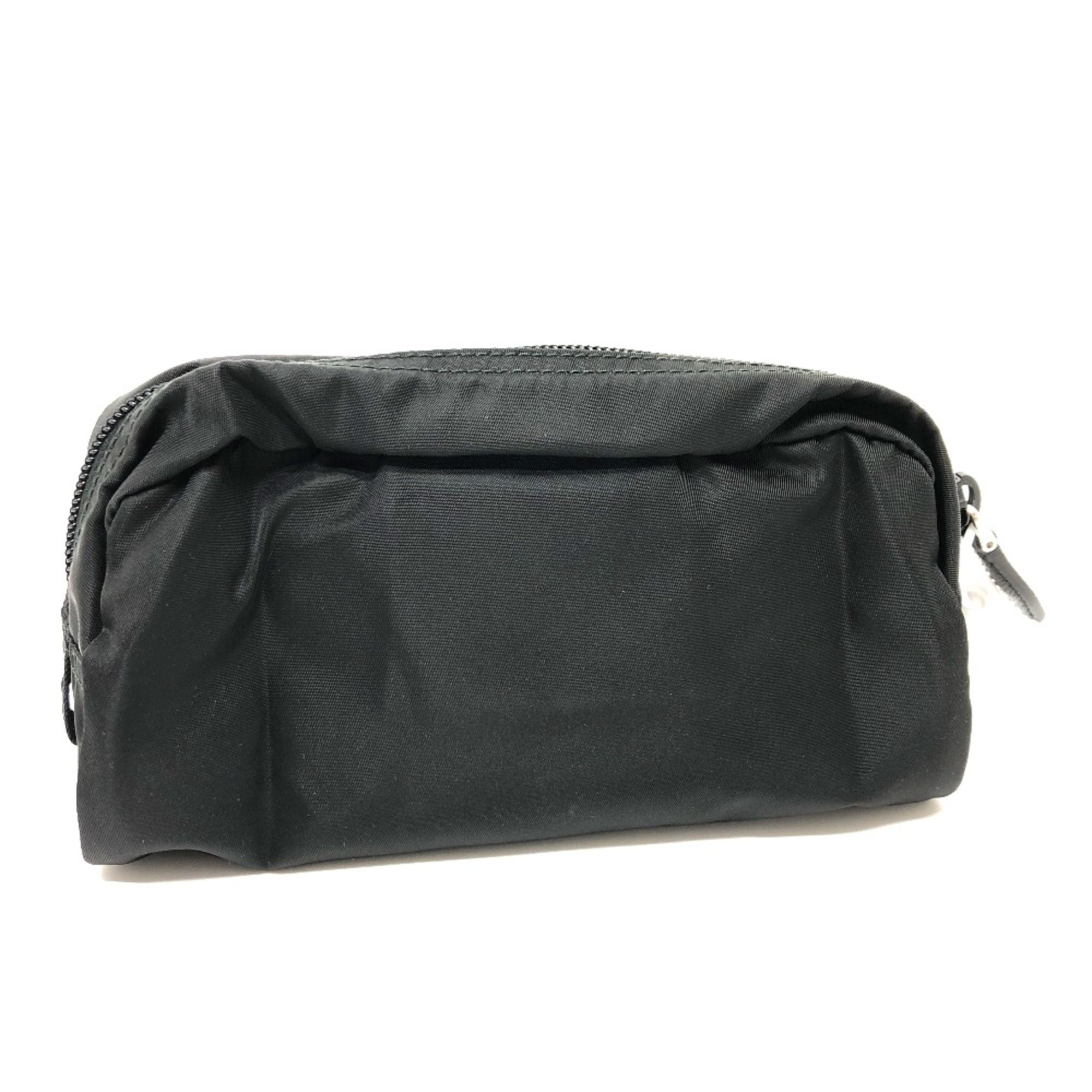 Prada Black Cloth Pouch (Pre-Owned) - Prada - Modalova