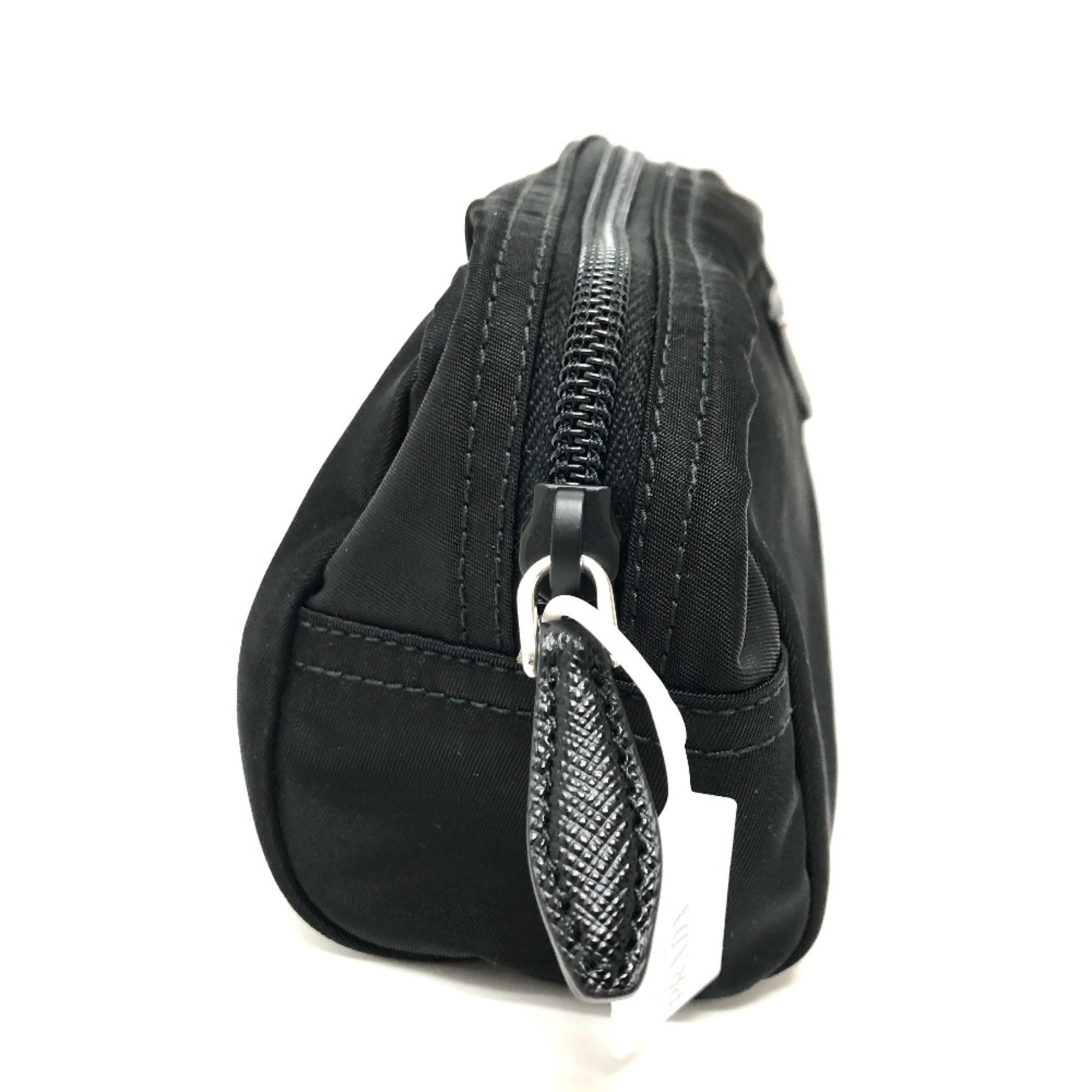 Prada Black Cloth Pouch (Pre-Owned) - Prada - Modalova