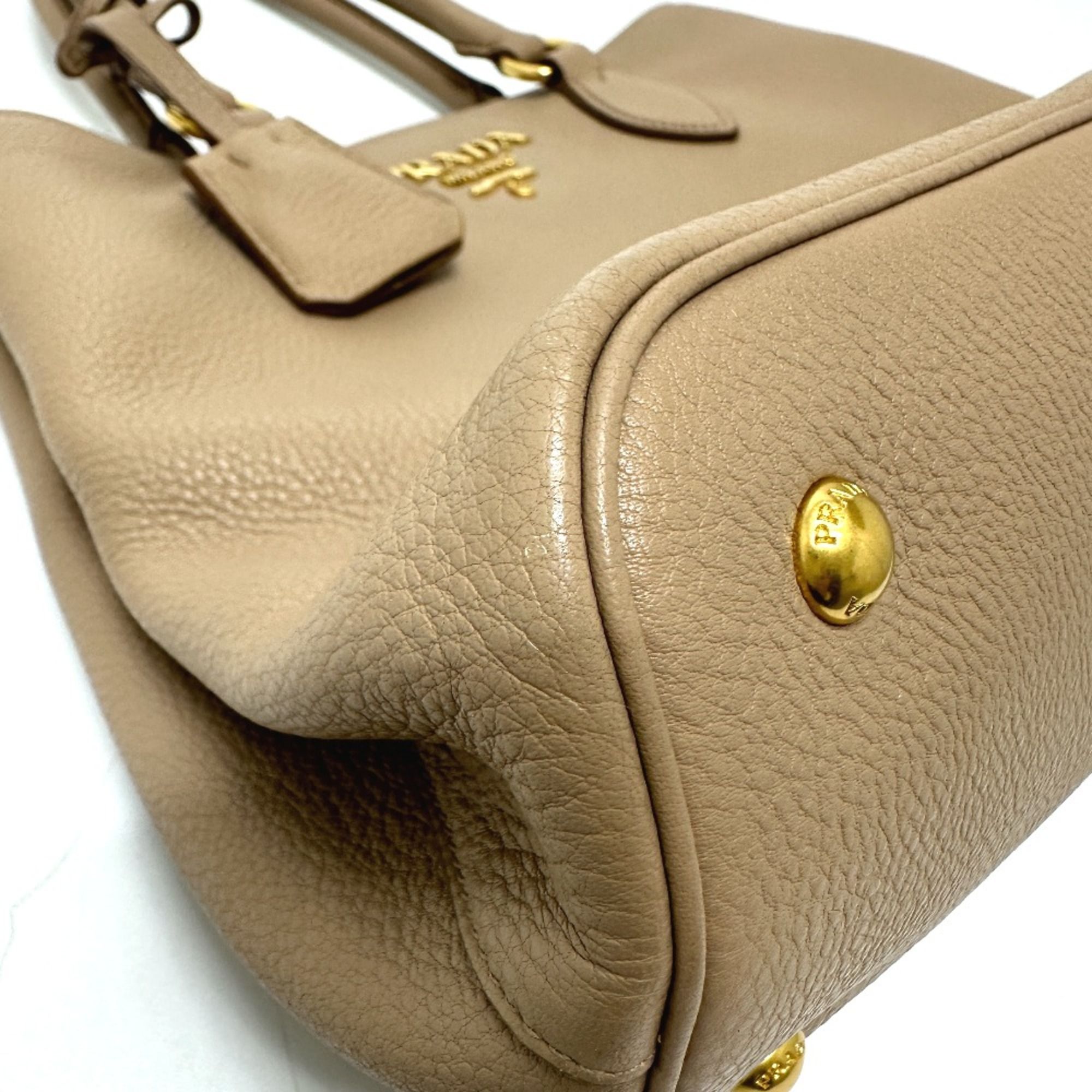 Leather Handbag (Pre-Owned) - Prada - Modalova