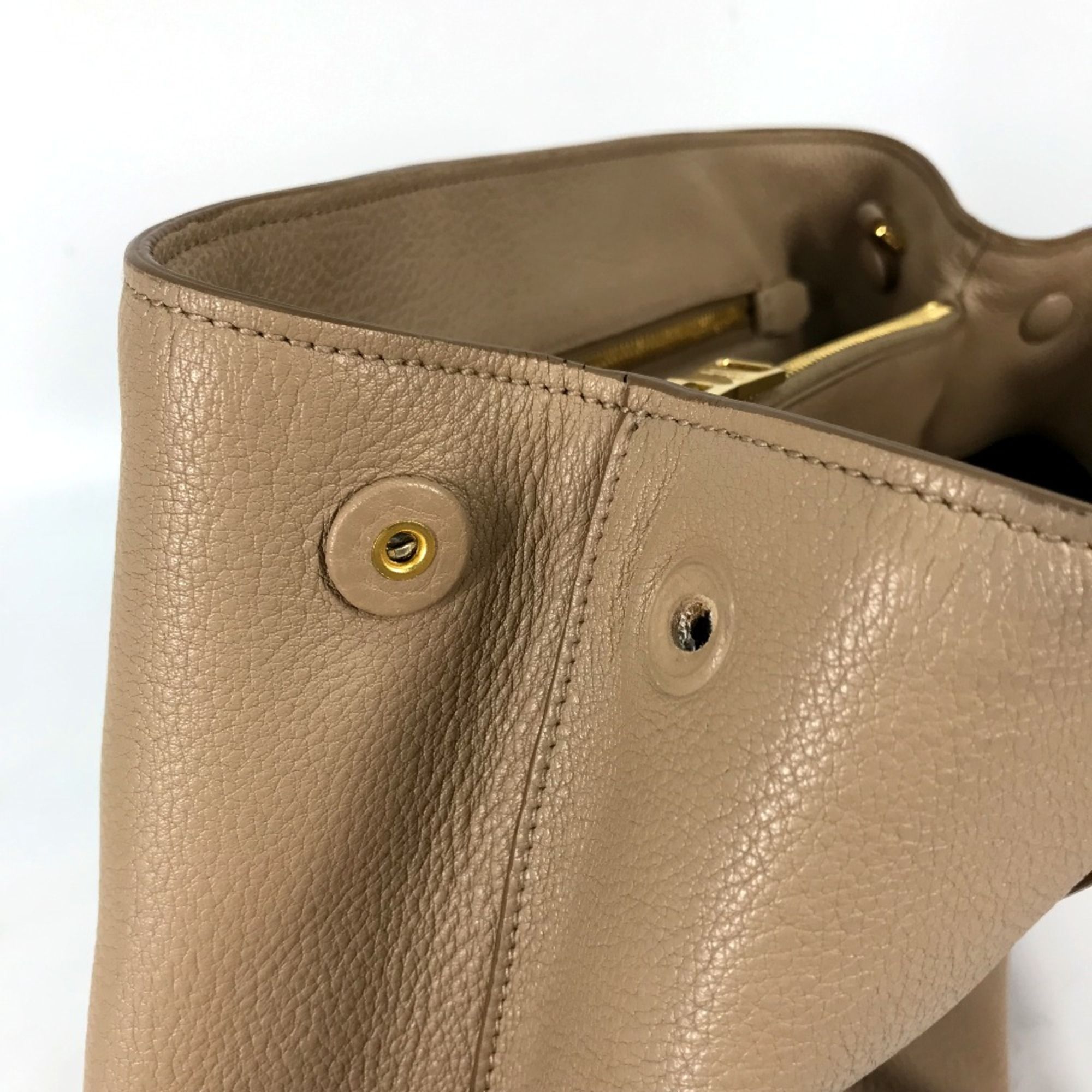 Leather Handbag (Pre-Owned) - Prada - Modalova