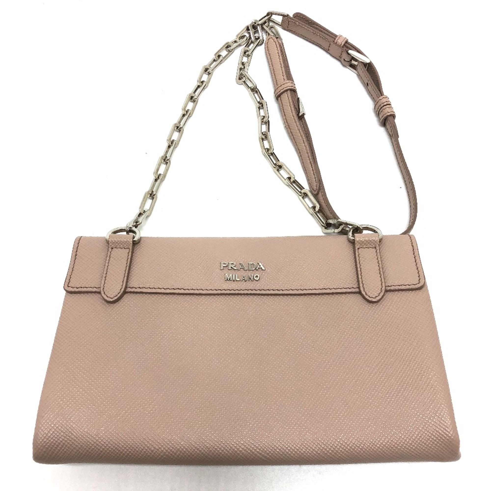 Leather Shoulder Bag (Pre-Owned) - Prada - Modalova