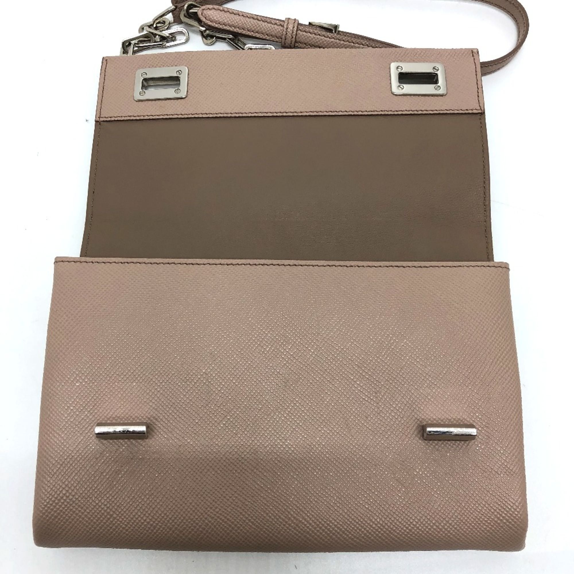 Leather Shoulder Bag (Pre-Owned) - Prada - Modalova