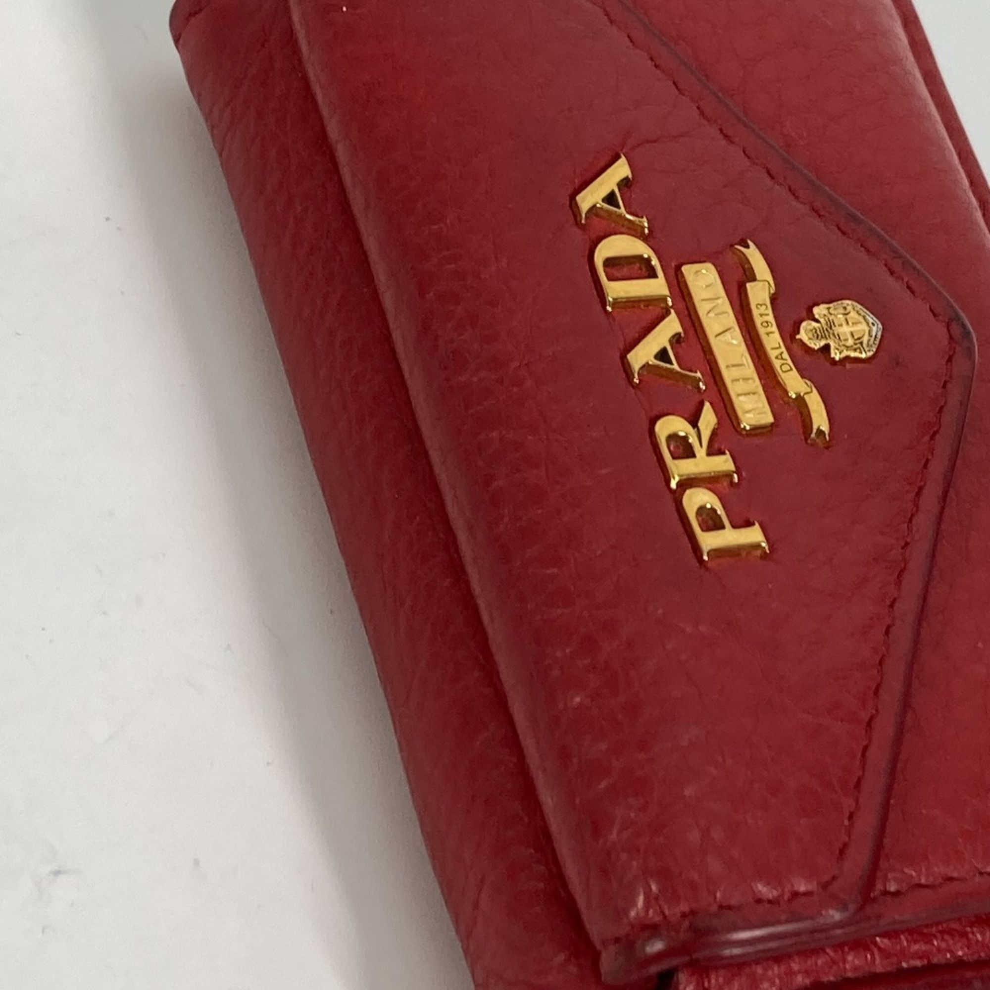 Leather Wallet (Tri-Fold) (Pre-Owned) - Prada - Modalova