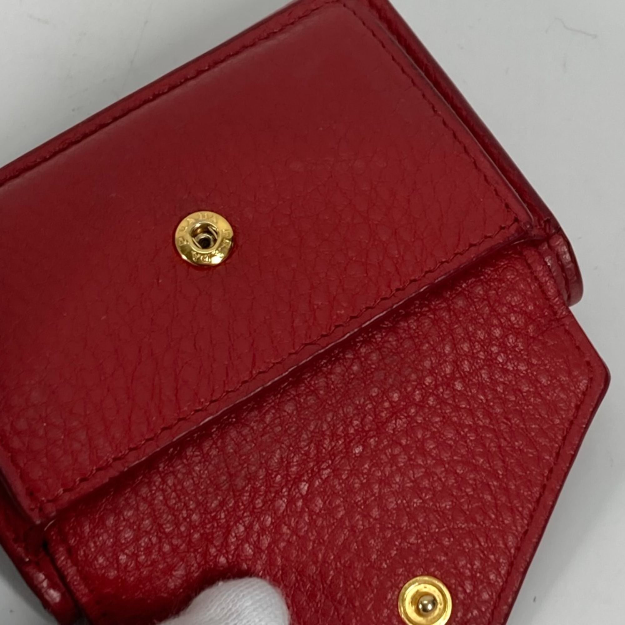 Leather Wallet (Tri-Fold) (Pre-Owned) - Prada - Modalova