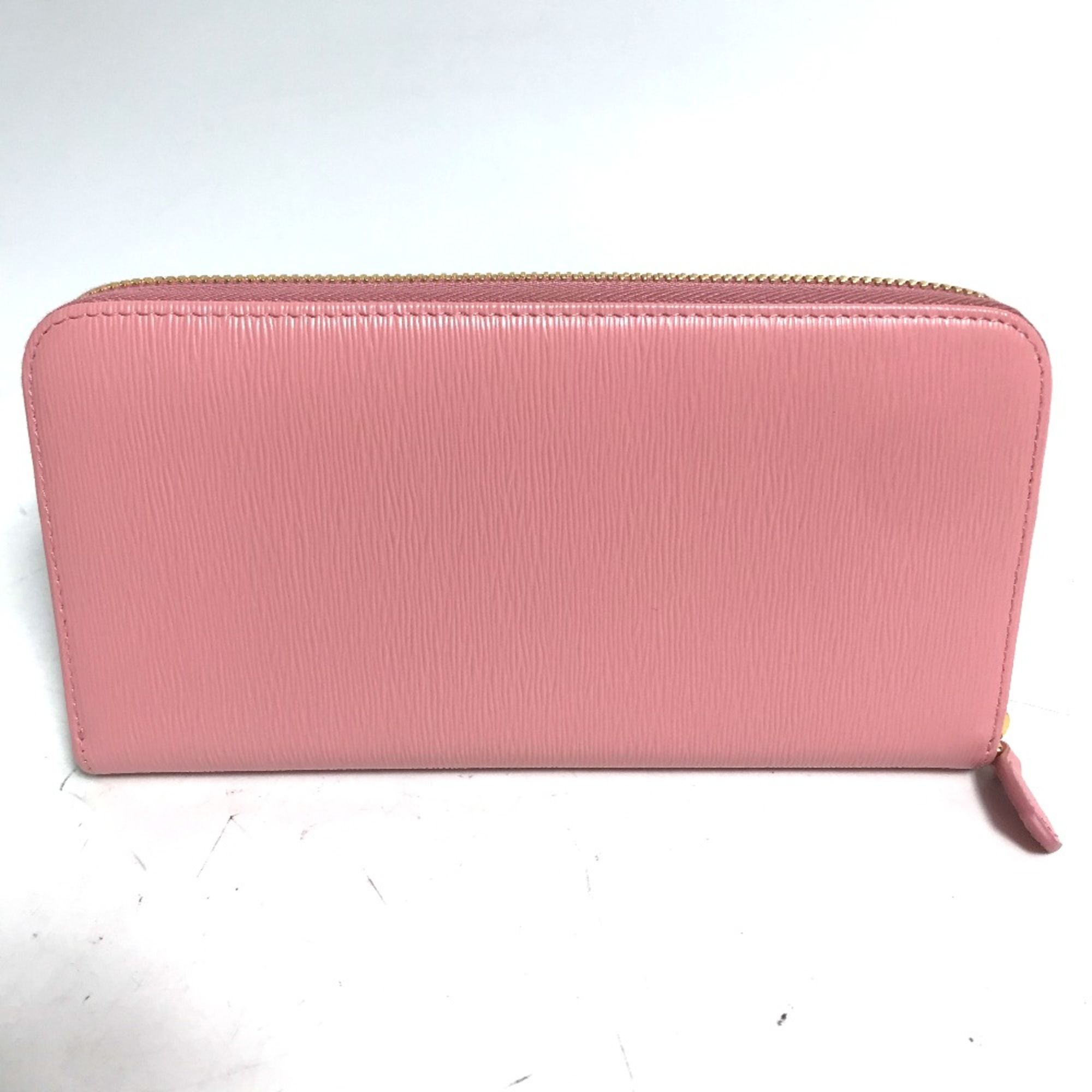 Leather Long Wallet (Bi-Fold) (Pre-Owned) - Prada - Modalova