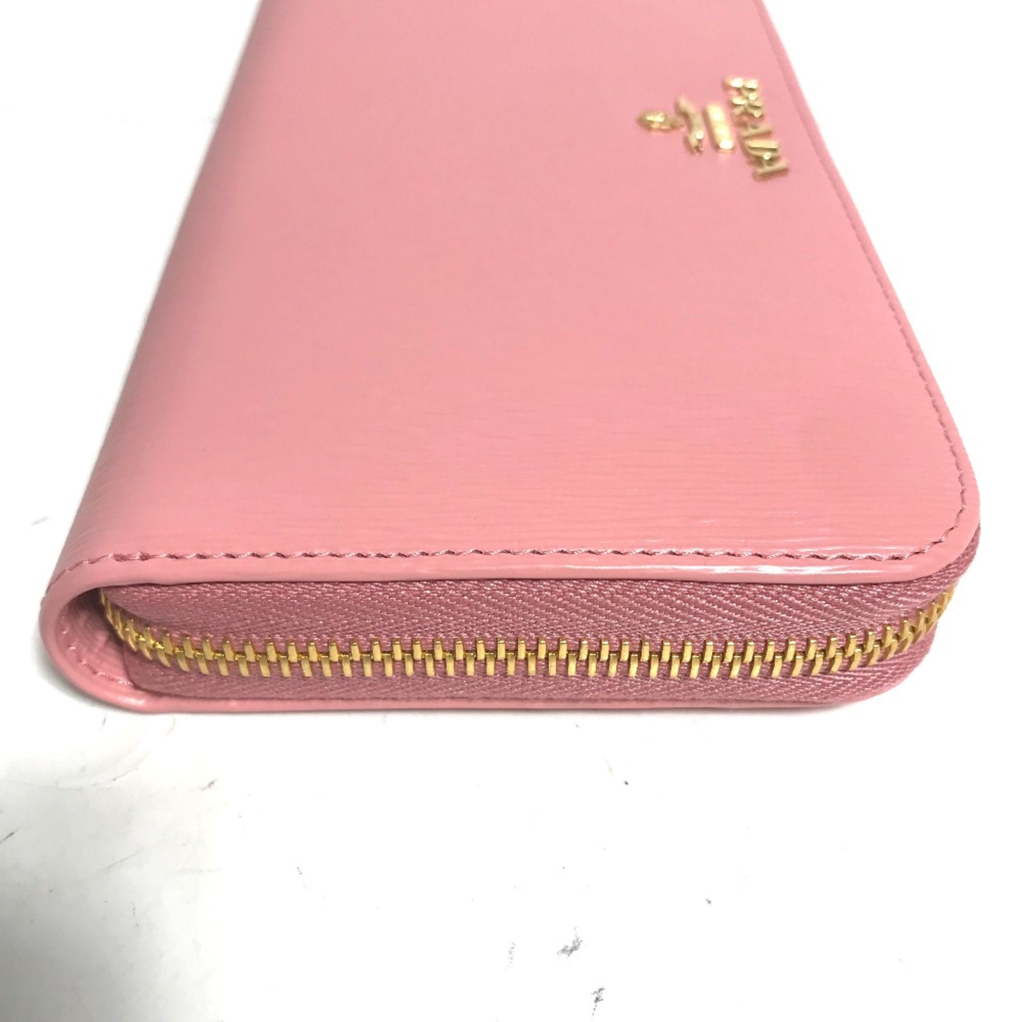 Leather Long Wallet (Bi-Fold) (Pre-Owned) - Prada - Modalova