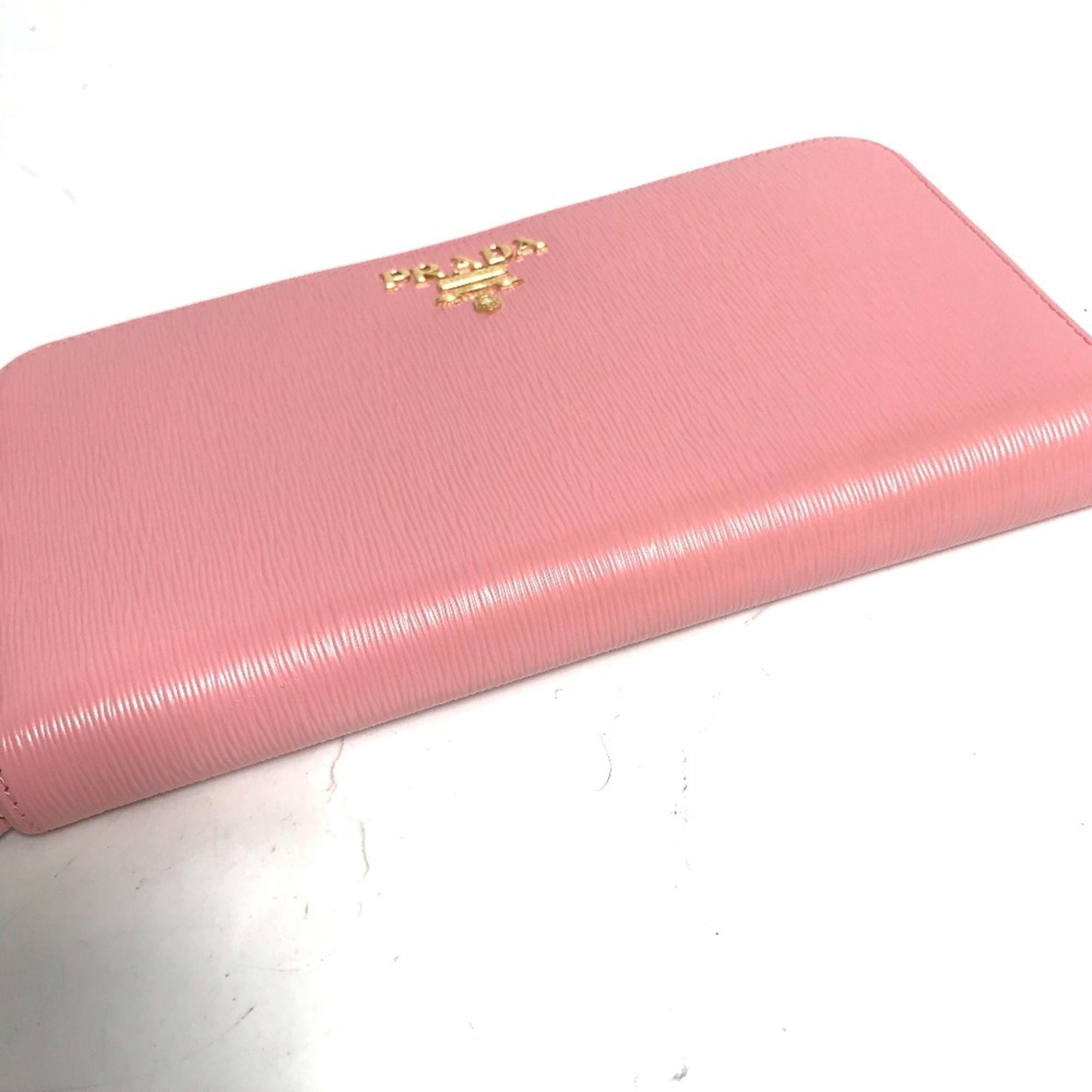 Leather Long Wallet (Bi-Fold) (Pre-Owned) - Prada - Modalova
