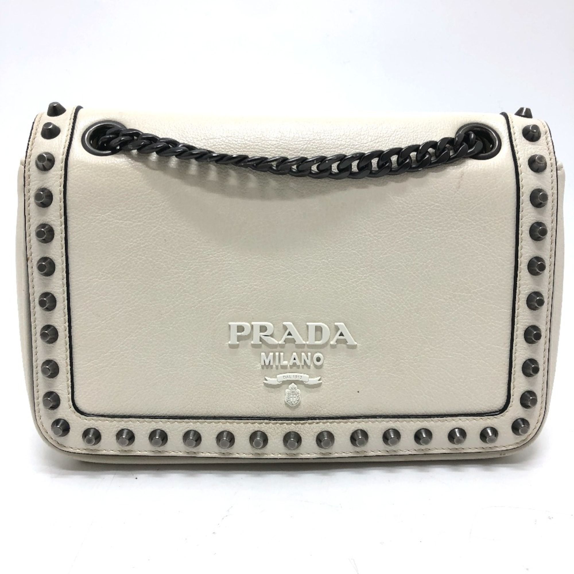 Leather Shoulder Bag (Pre-Owned) - Prada - Modalova
