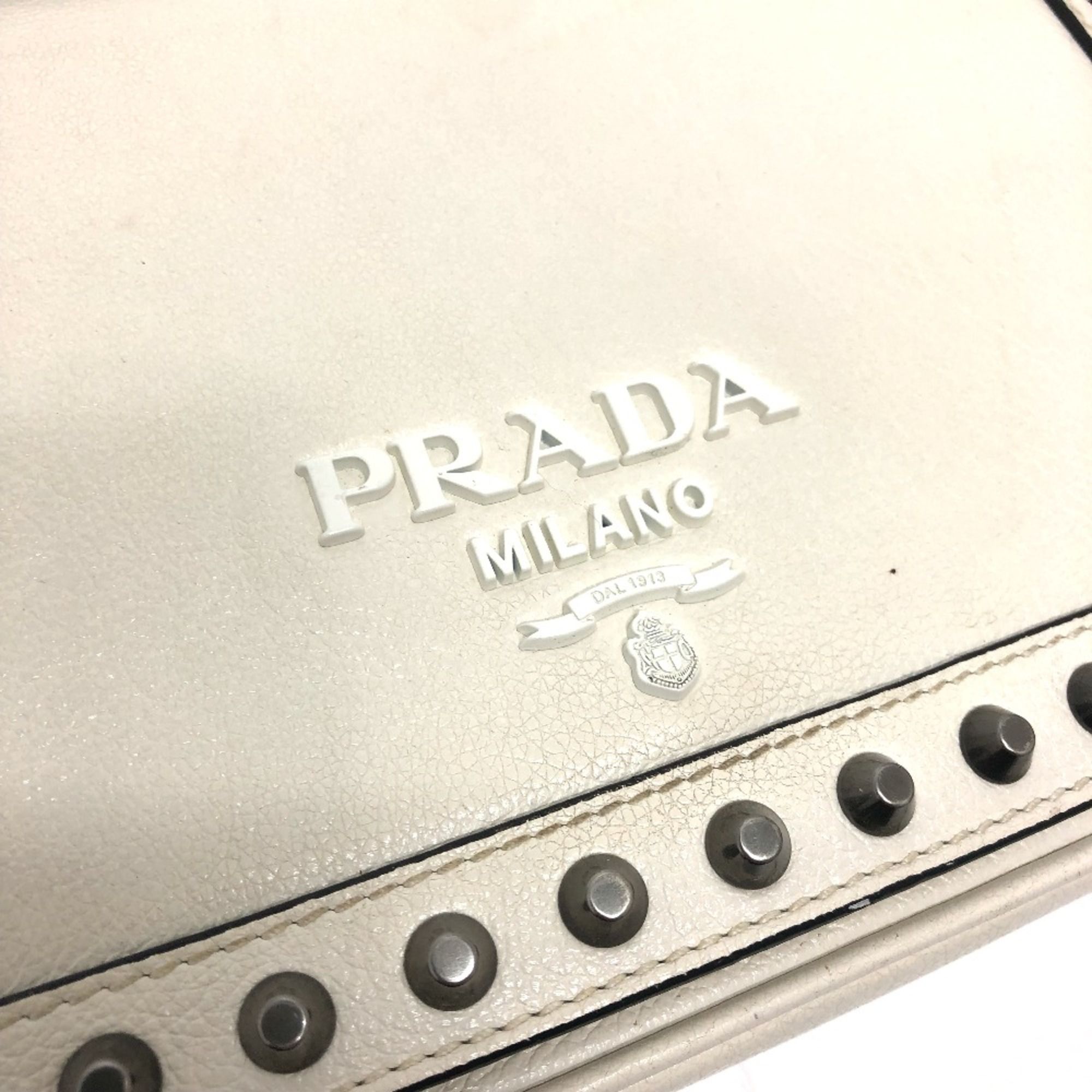 Leather Shoulder Bag (Pre-Owned) - Prada - Modalova