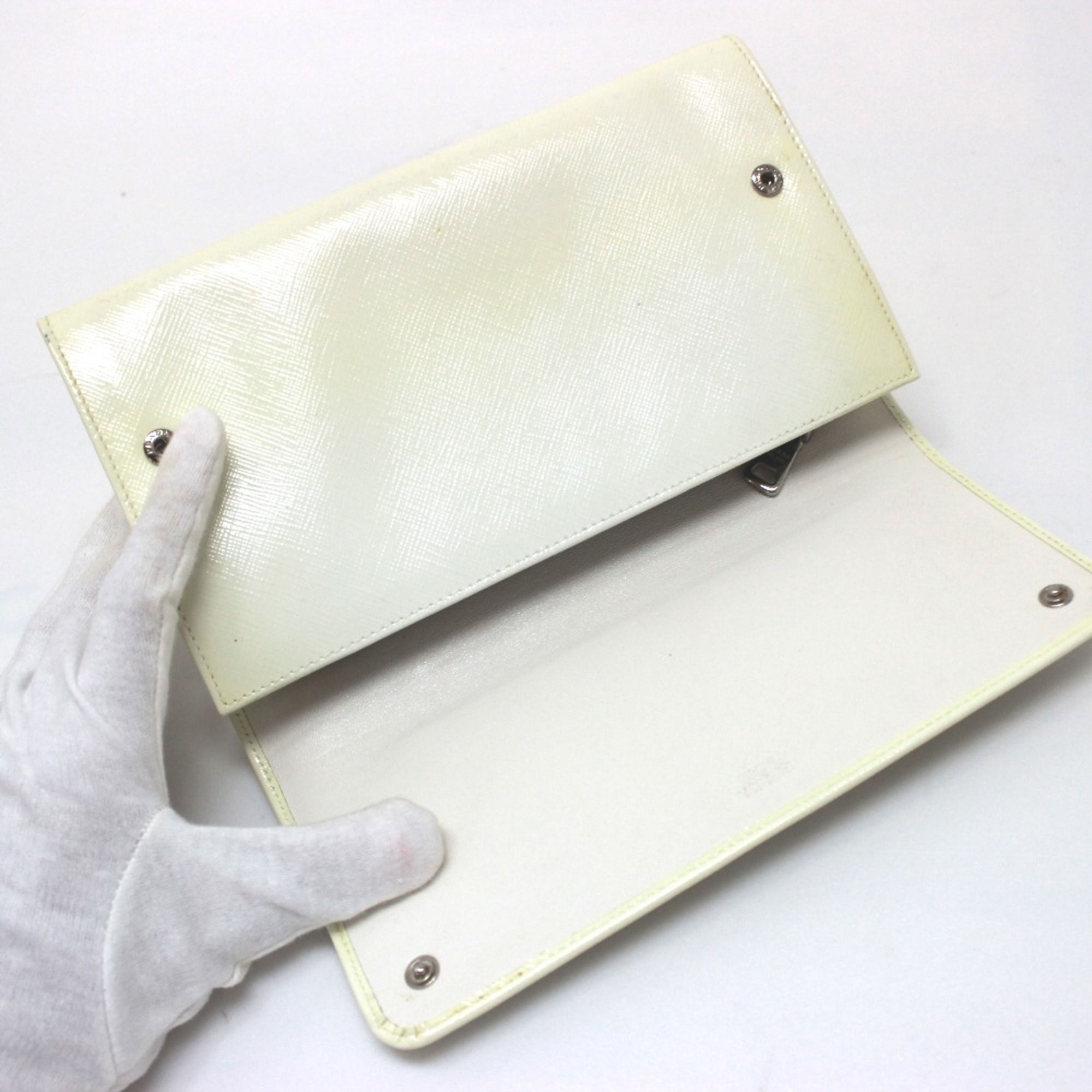 Leather Long Wallet (Bi-Fold) (Pre-Owned) - Prada - Modalova
