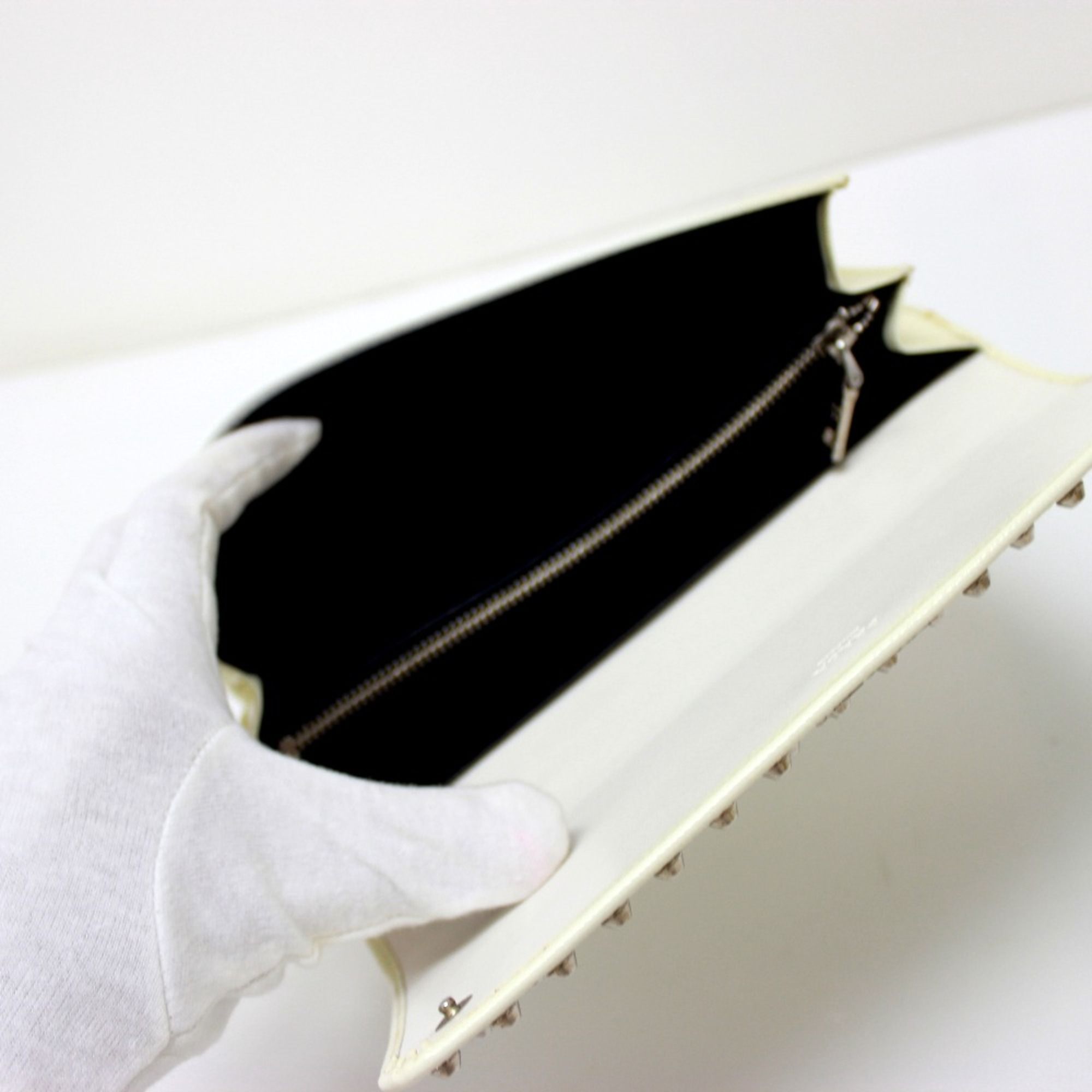 Leather Long Wallet (Bi-Fold) (Pre-Owned) - Prada - Modalova