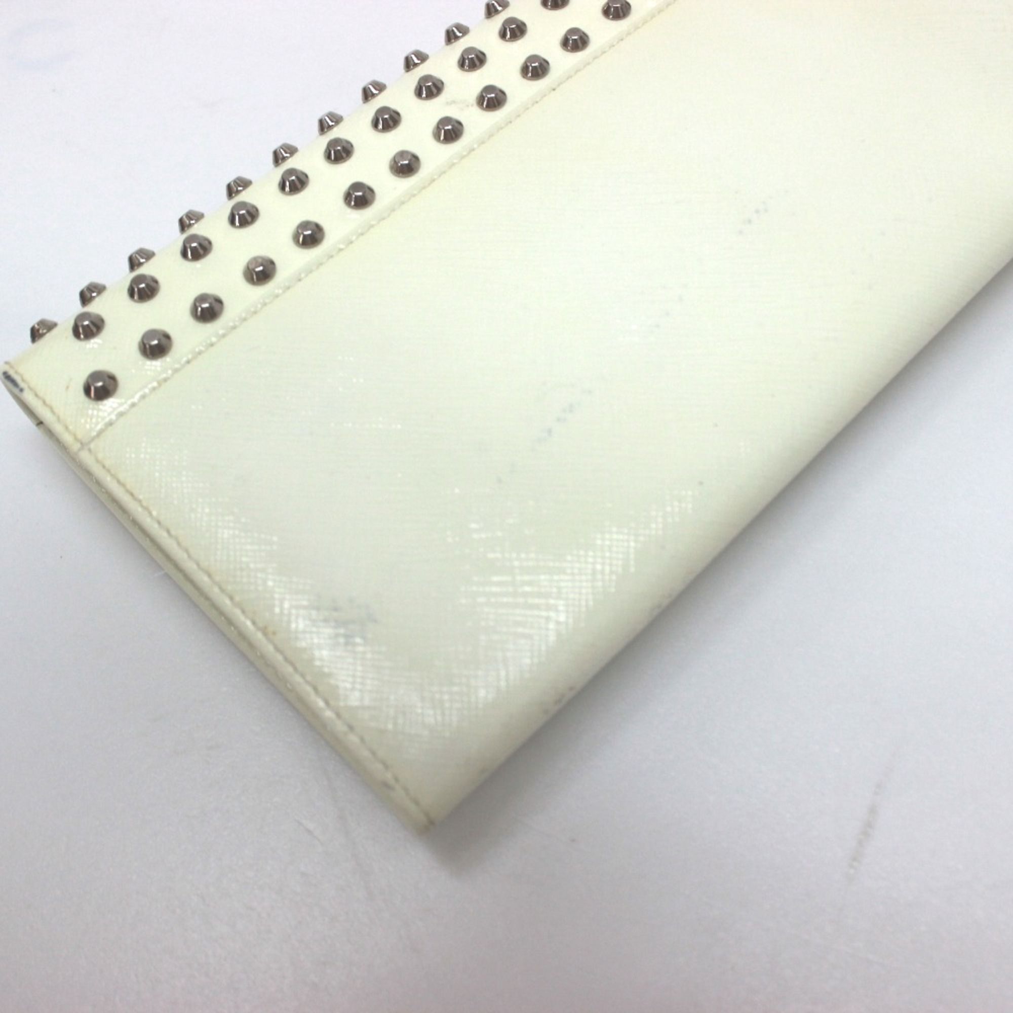 Leather Long Wallet (Bi-Fold) (Pre-Owned) - Prada - Modalova